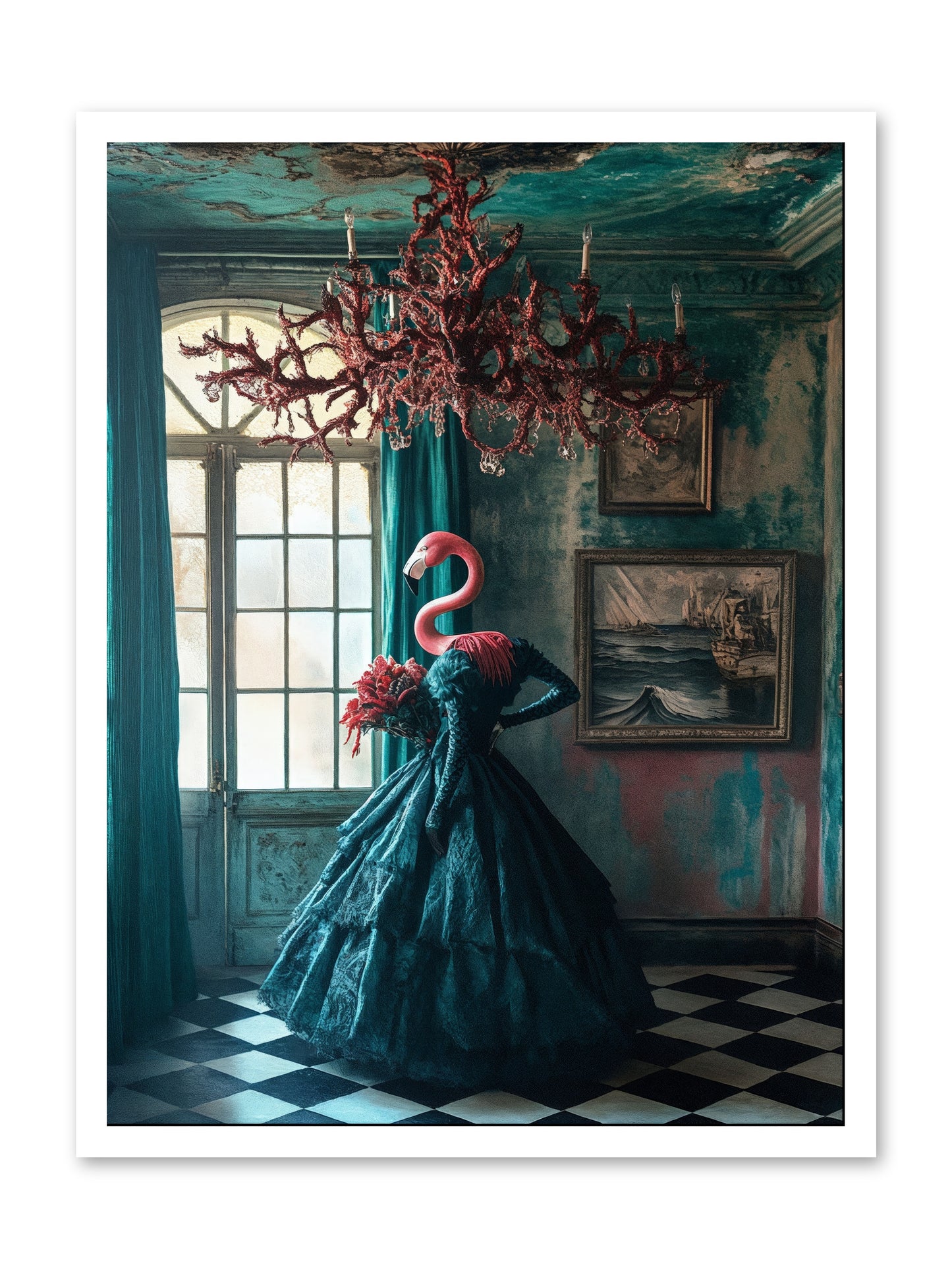 Ballrooms below seaRez -- Loose Canvas Print 24x32