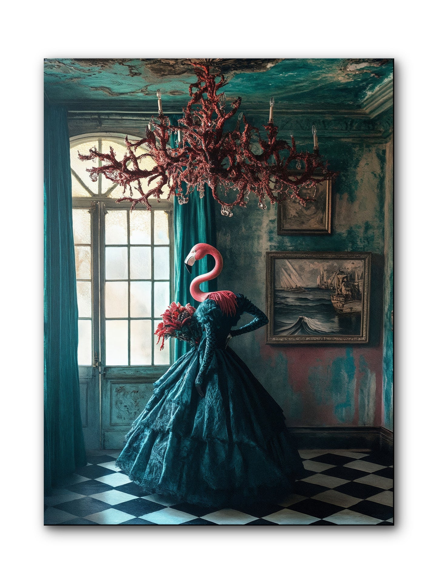 Ballrooms below seaRez -- Wrapped Canvas 9x12