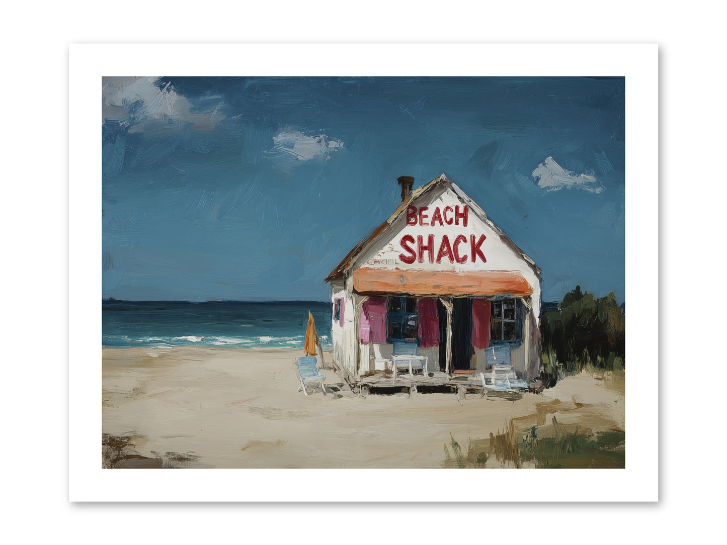 Barefoot Headquarters -- Paper Print 16x12