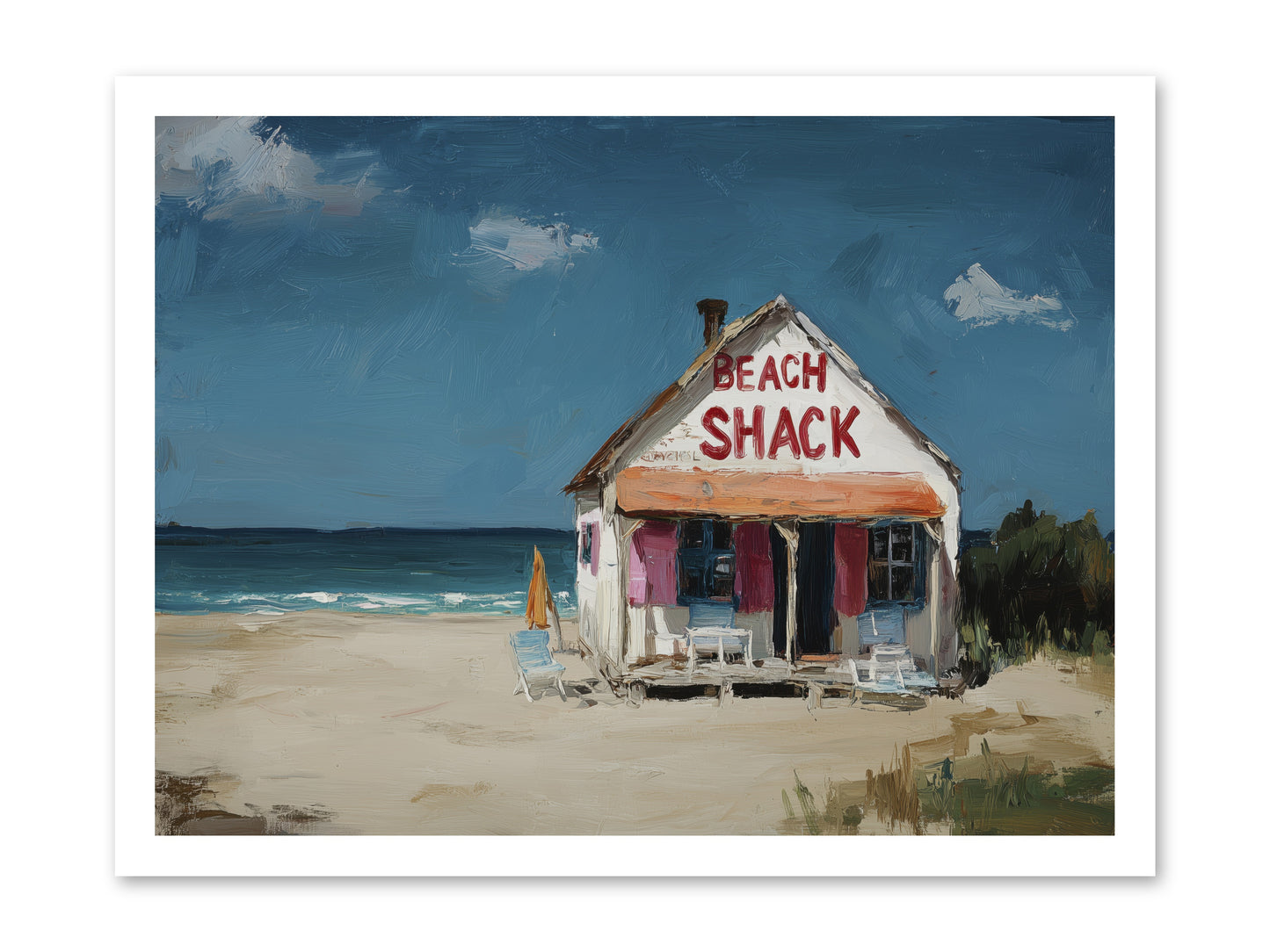 Barefoot Headquarters -- Paper Print 24x18