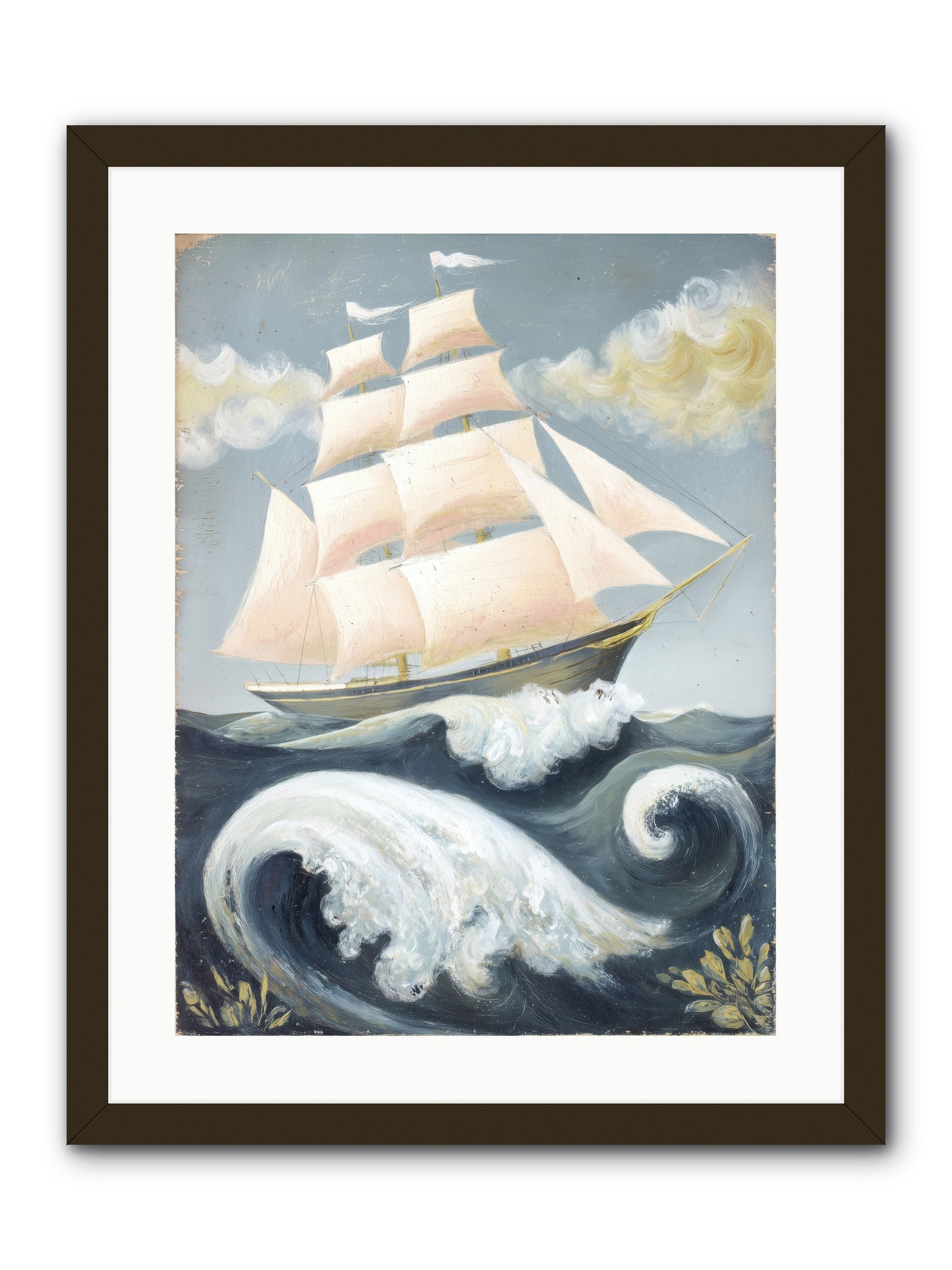 Barnacle Ghost -- Framed Print - Black 18x24