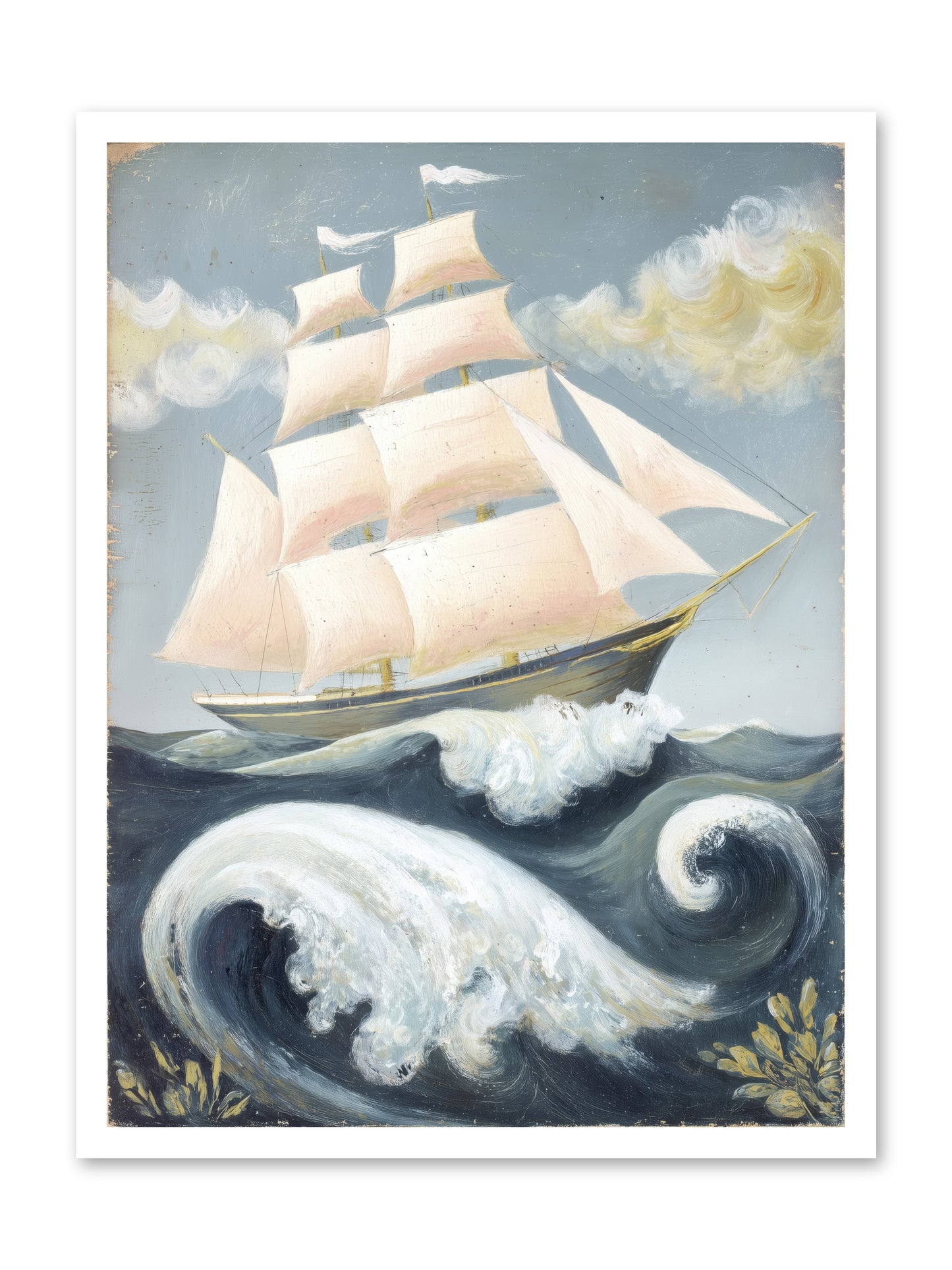 Barnacle Ghost -- Paper Print 24x32