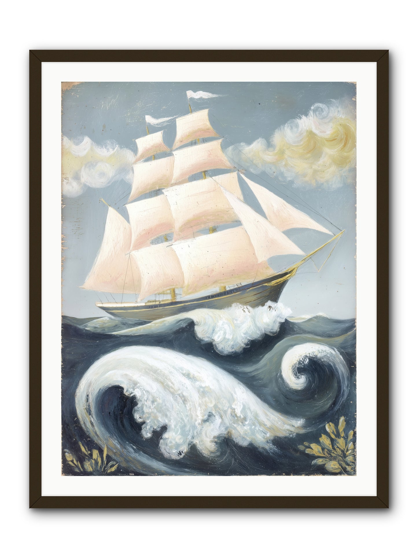 Barnacle Ghost -- Framed Print - Black 30x40