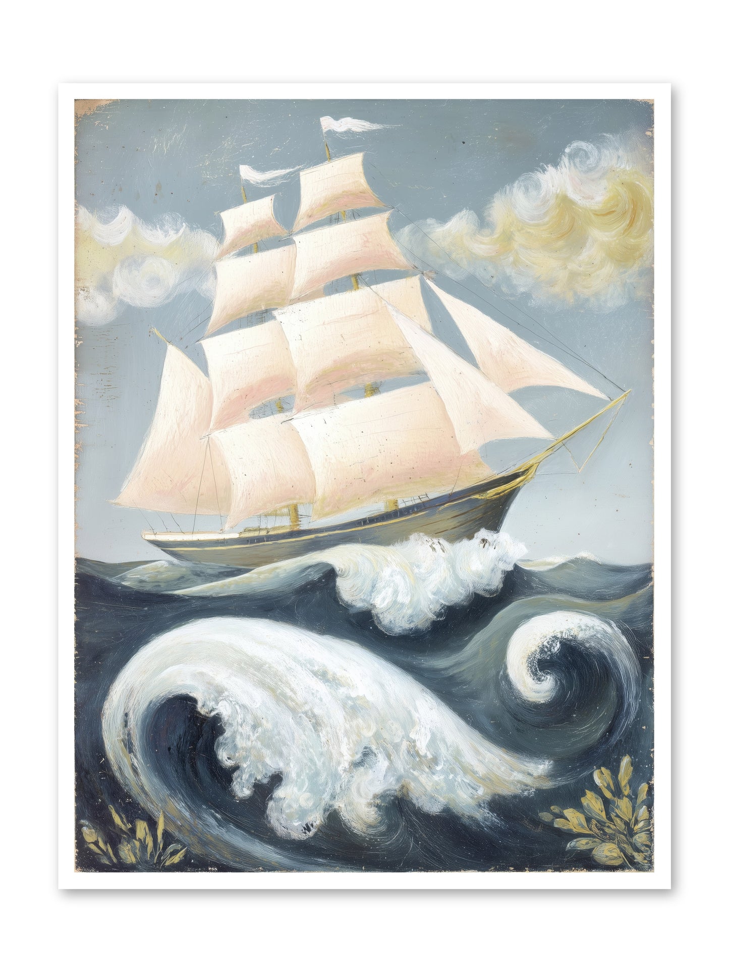 Barnacle Ghost -- Paper Print 36x48