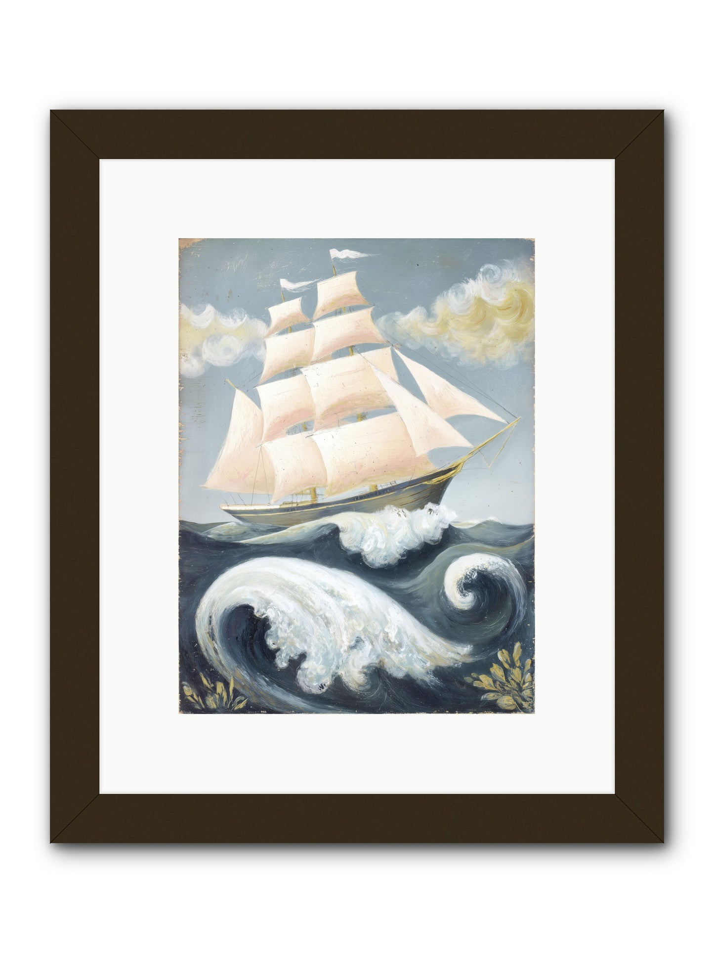 Barnacle Ghost -- Framed Print - Black 9x12