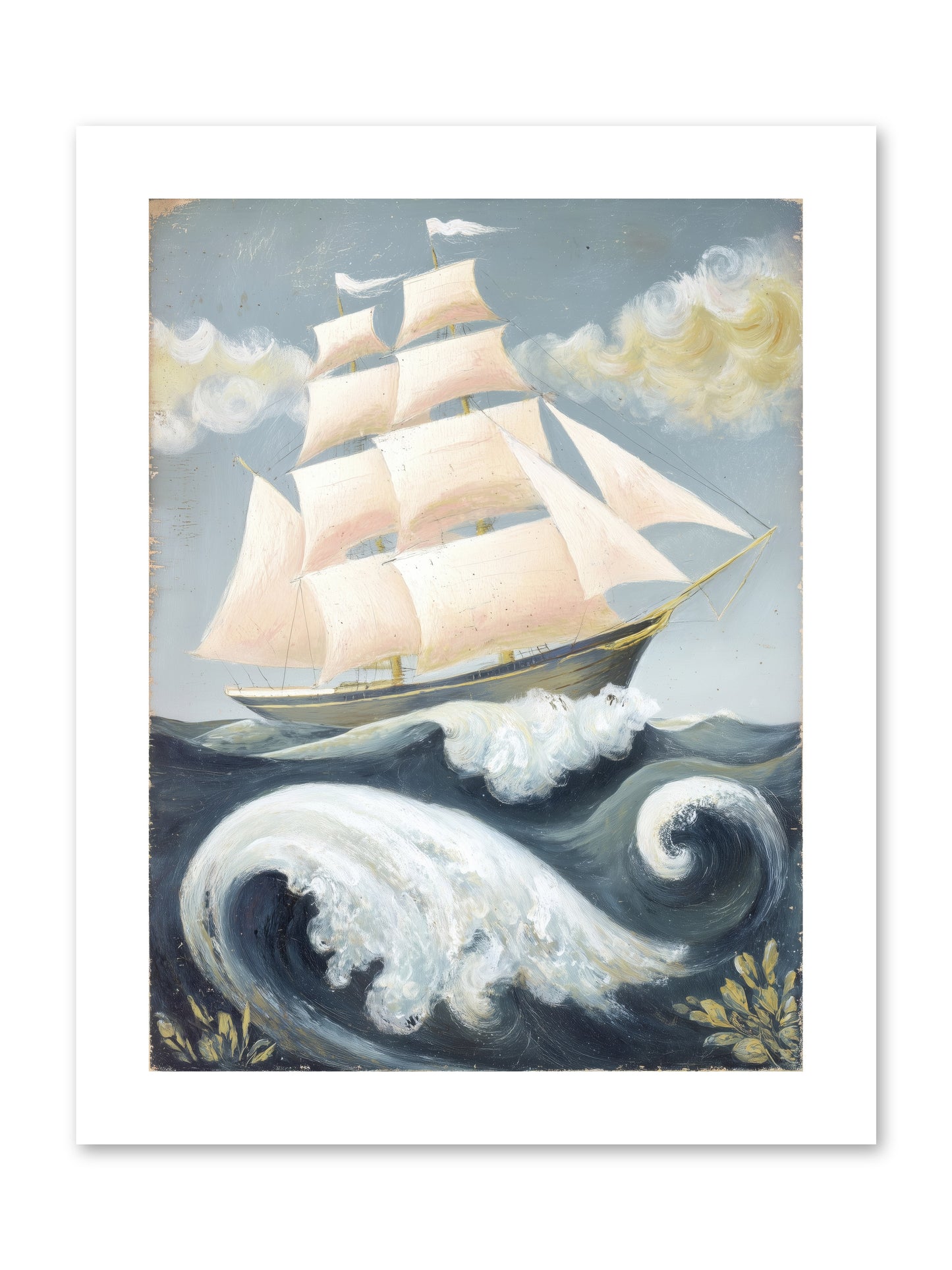Barnacle Ghost -- Paper Print 9x12