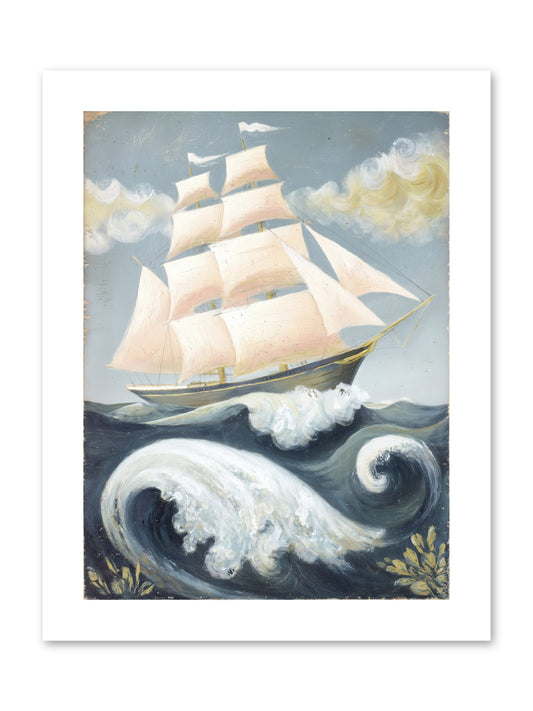 Barnacle Ghost -- Paper Print 9x12