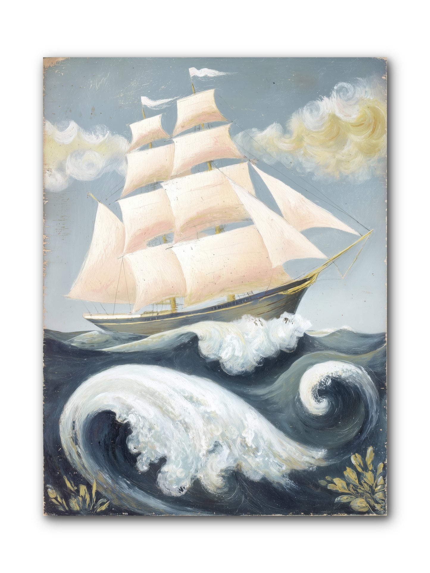 Barnacle Ghost -- Wrapped Canvas 9x12