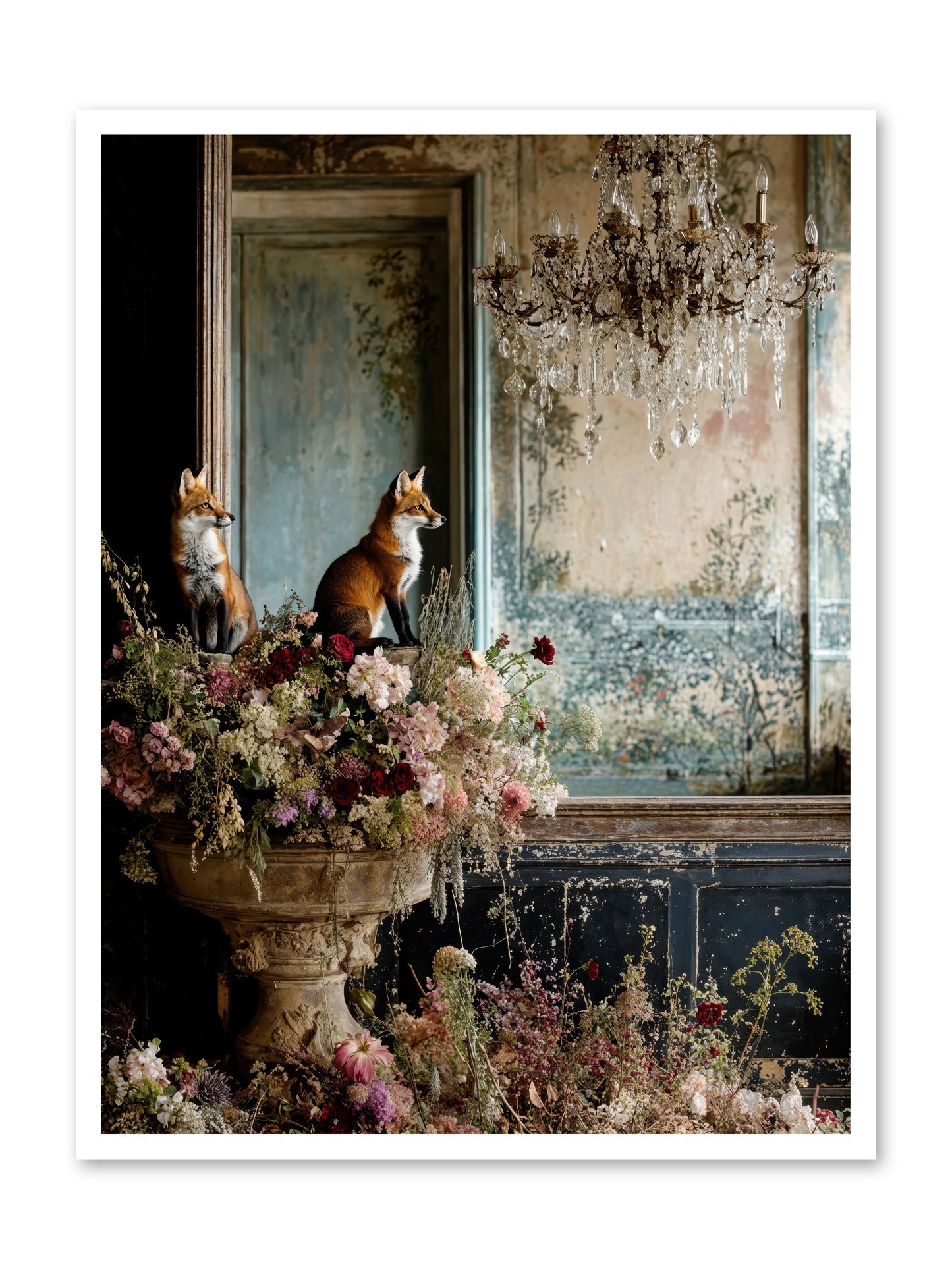 Baroque Wildlife -- Paper Print 30x40