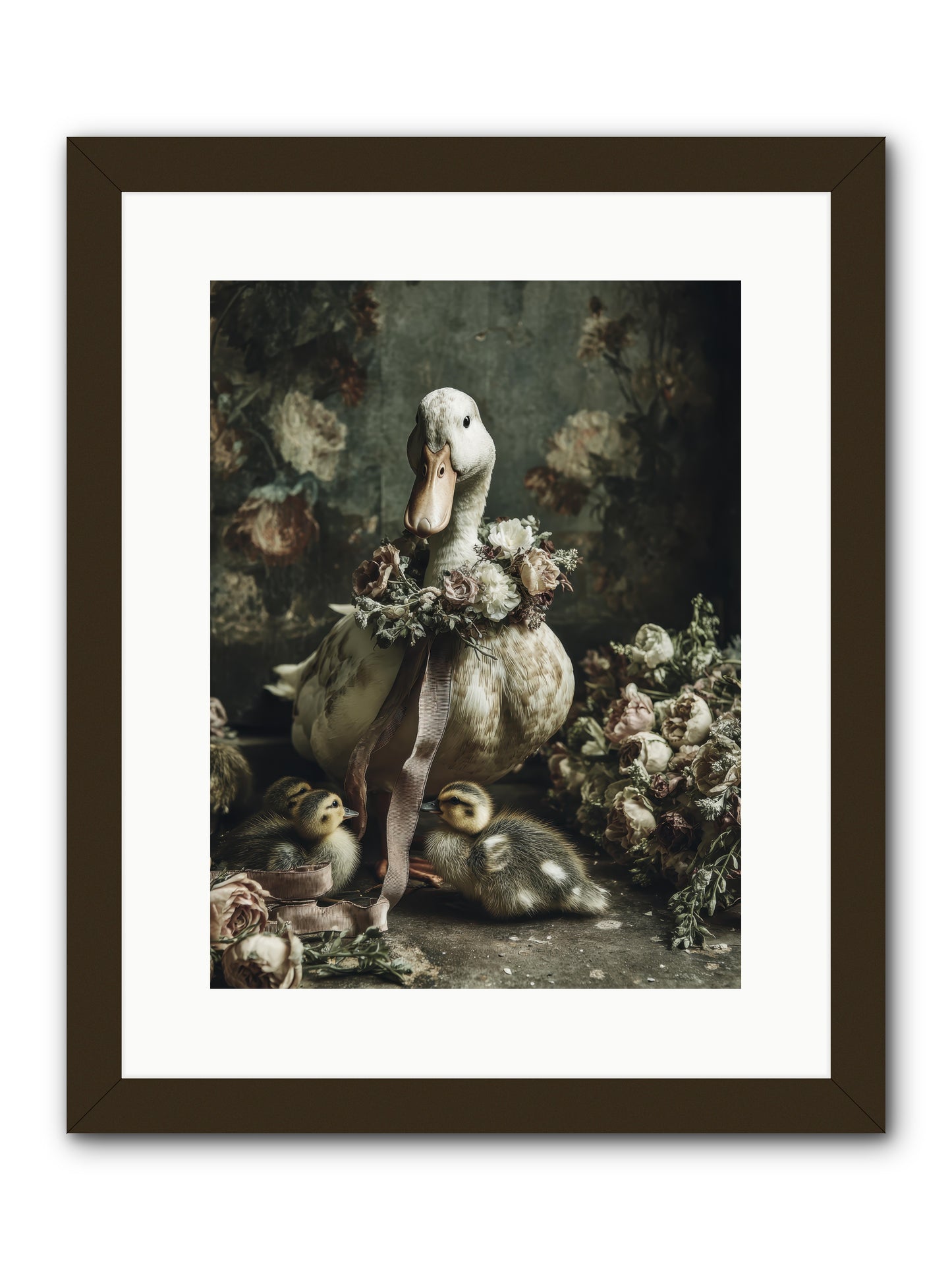 Basil -- Framed Print - Black 12x16