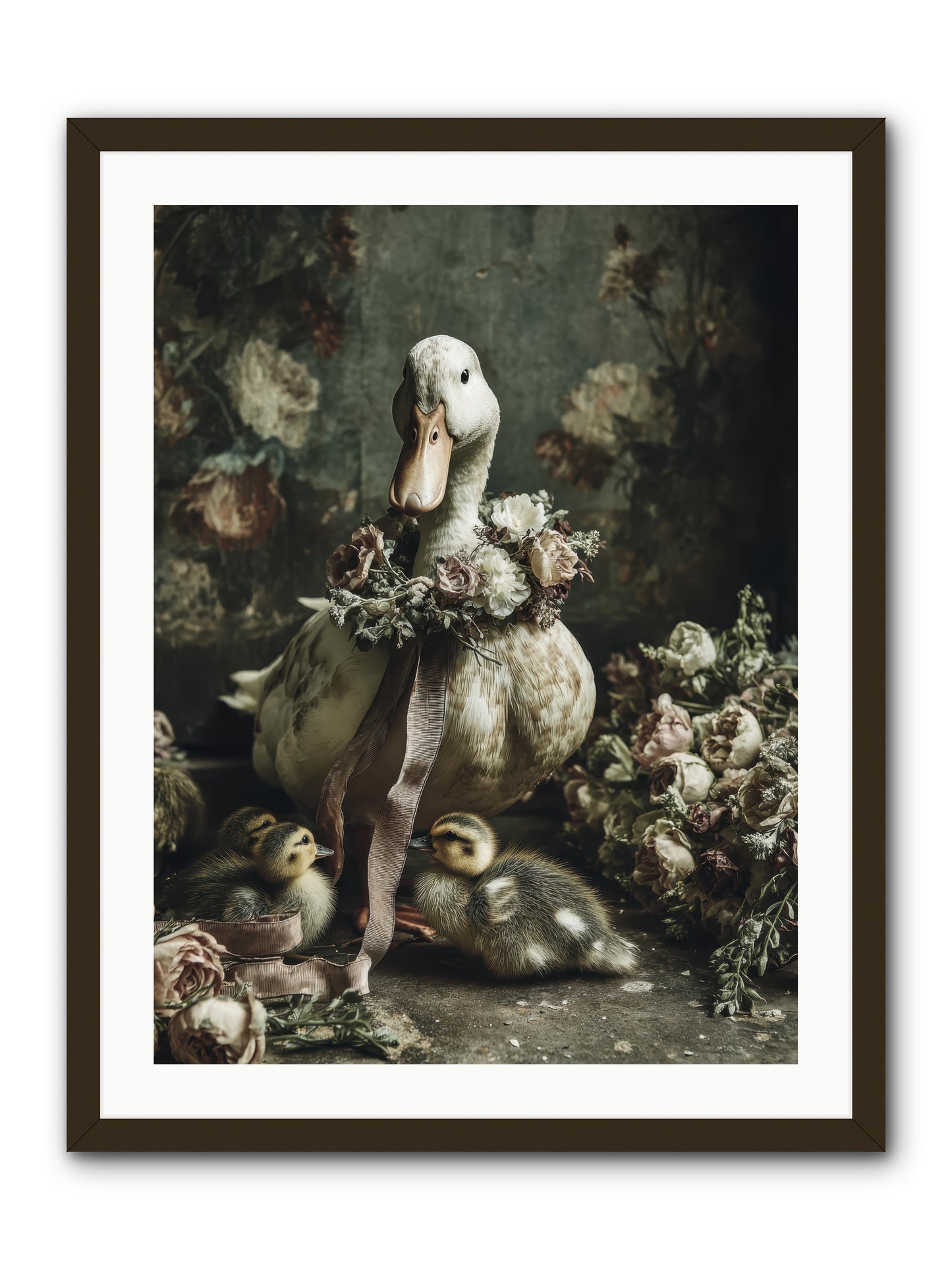 Basil -- Framed Print - Black 24x32