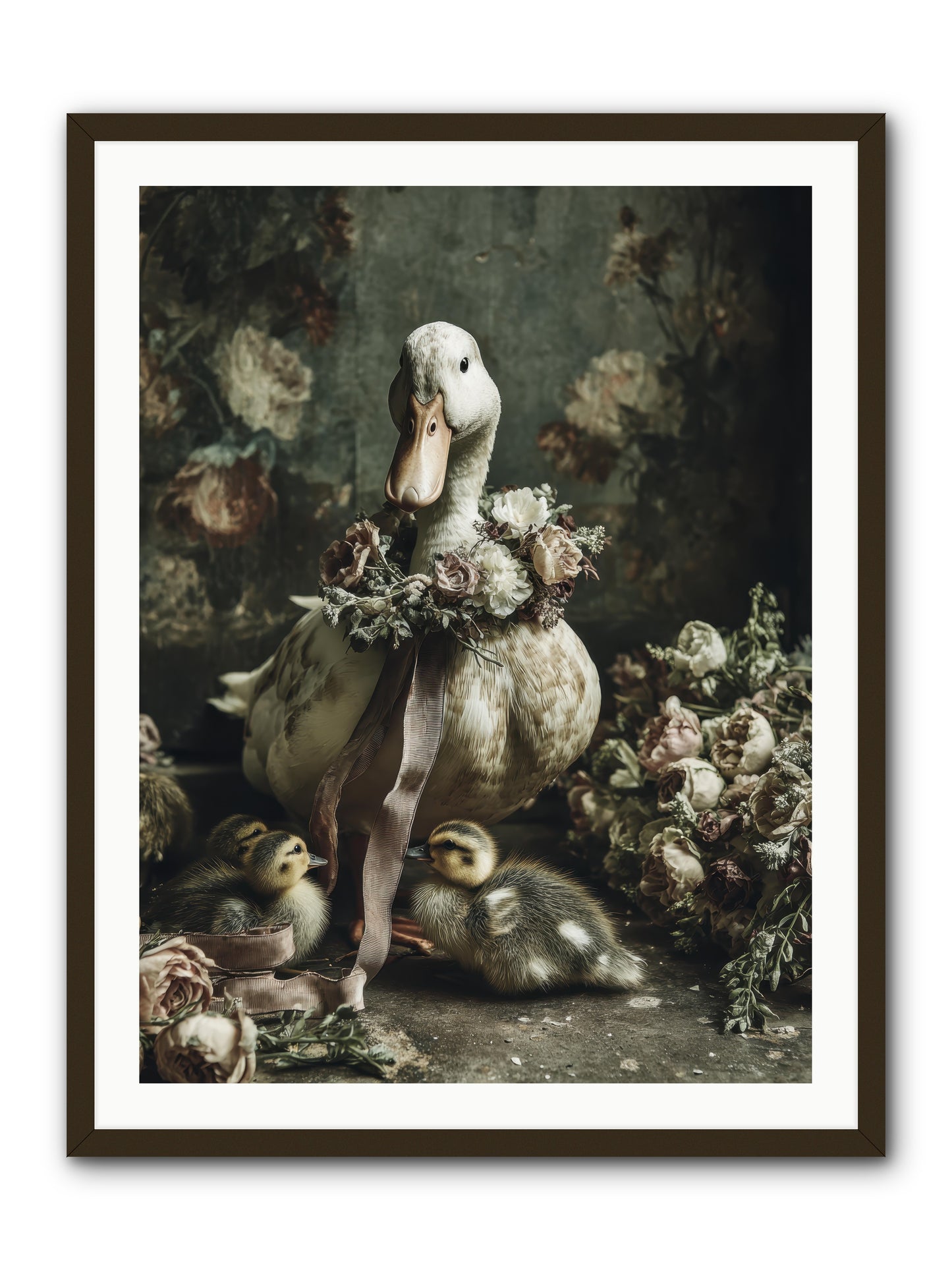 Basil -- Framed Print - Black 30x40
