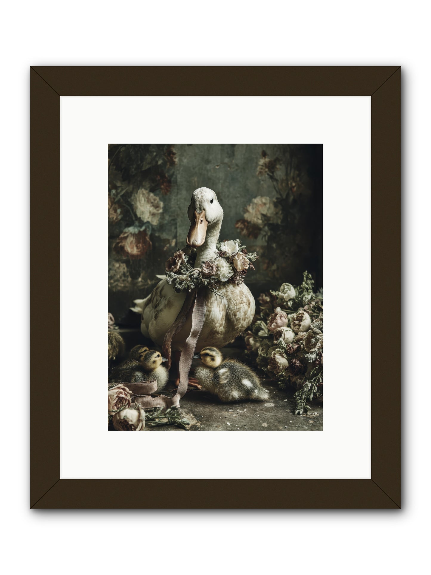 Basil -- Framed Print - Black 9x12