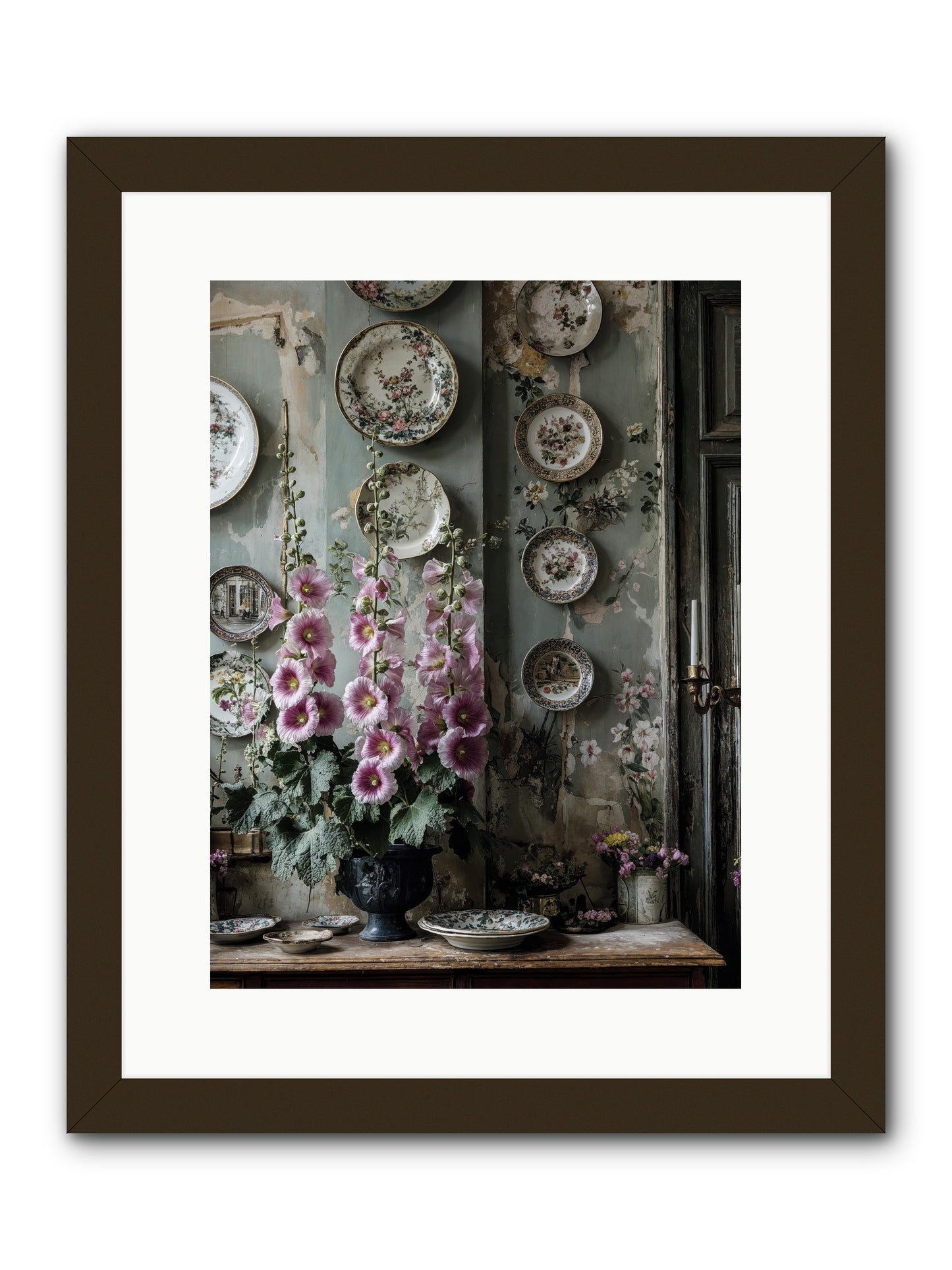 Basile -- Framed Print - Black 12x16