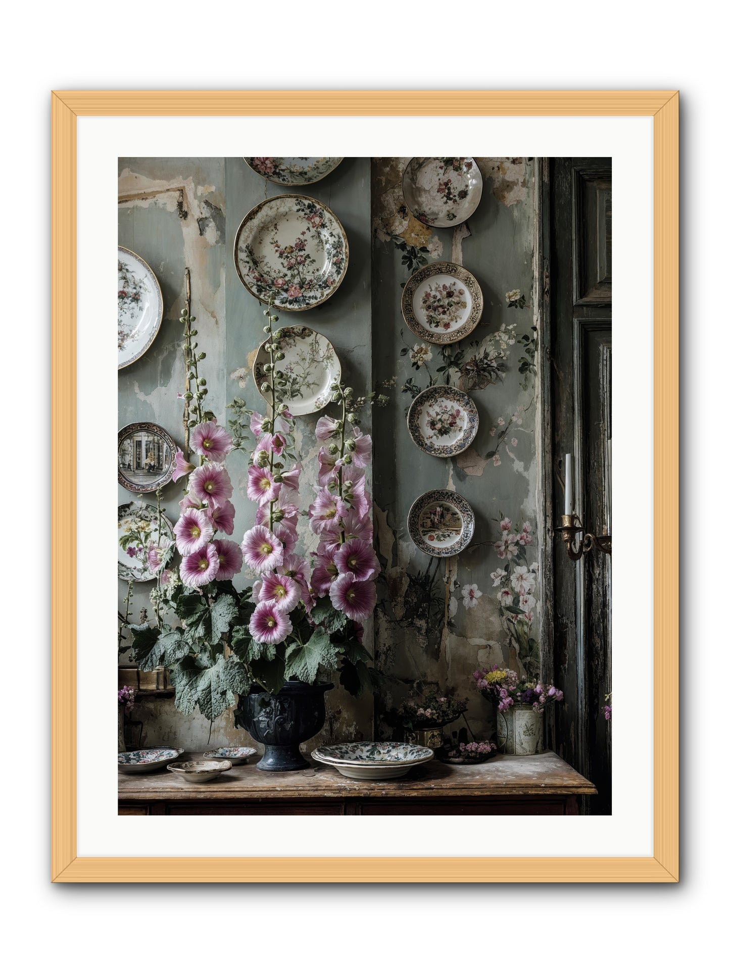 Basile -- Framed Print - Natural 24x32