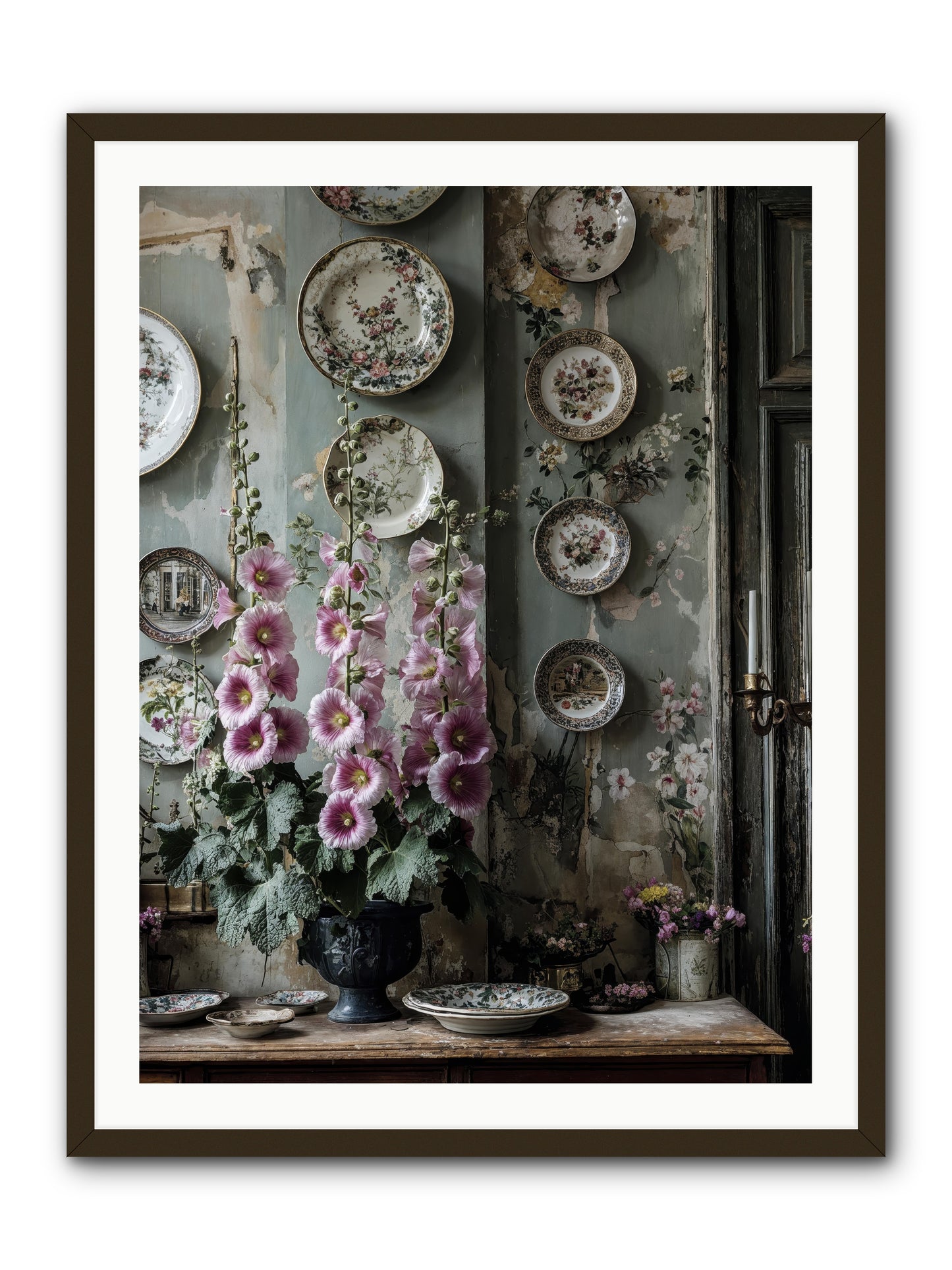 Basile -- Framed Print - Black 30x40