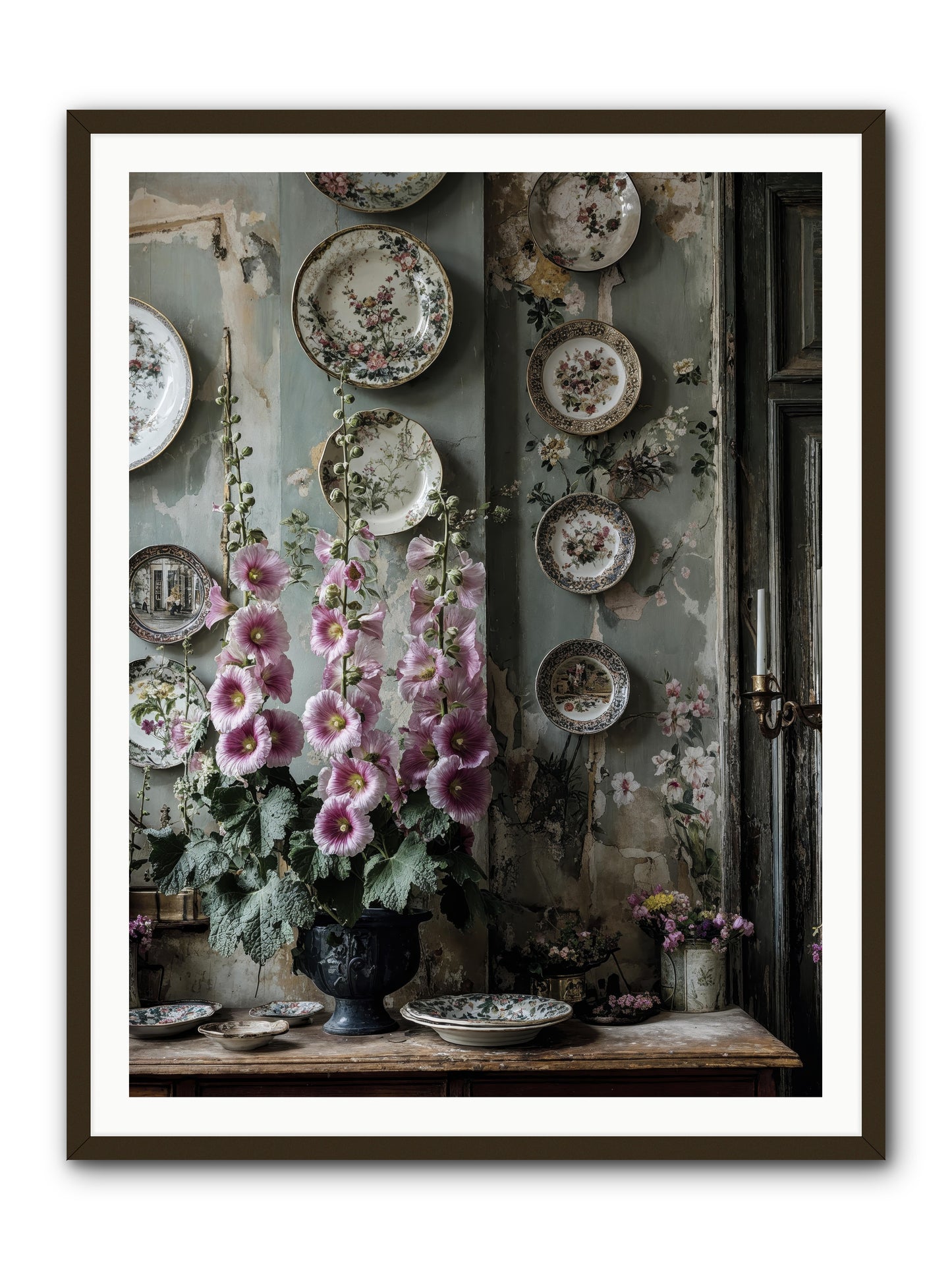 Basile -- Framed Print - Black 36x48
