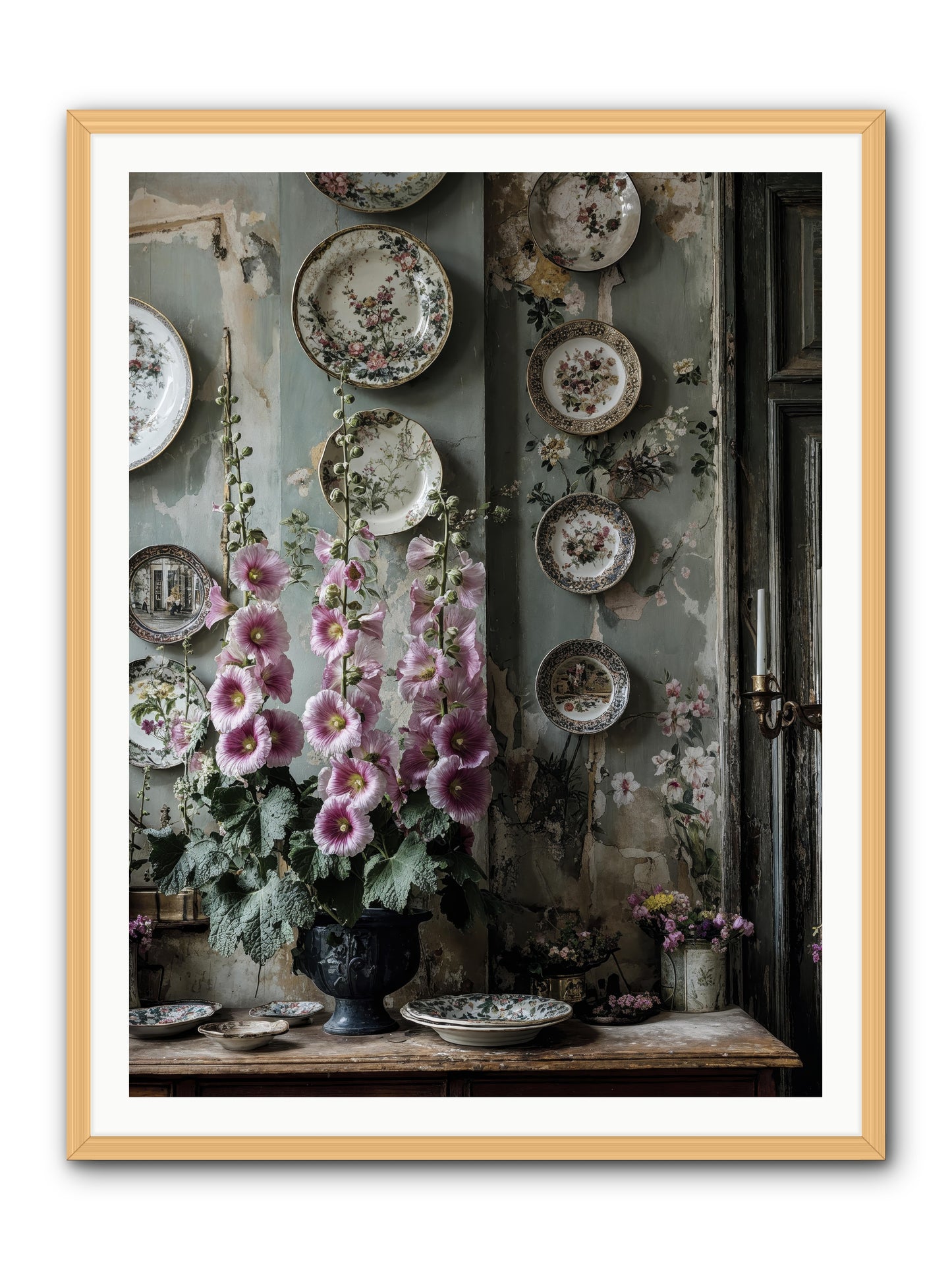 Basile -- Framed Print - Natural 36x48