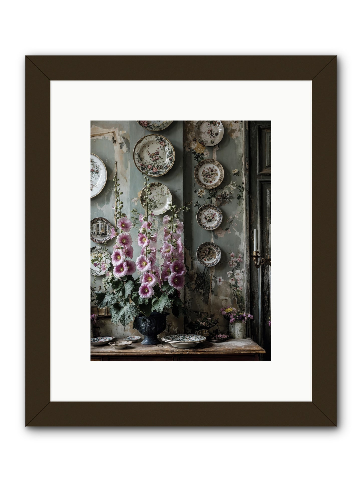 Basile -- Framed Print - Black 9x12