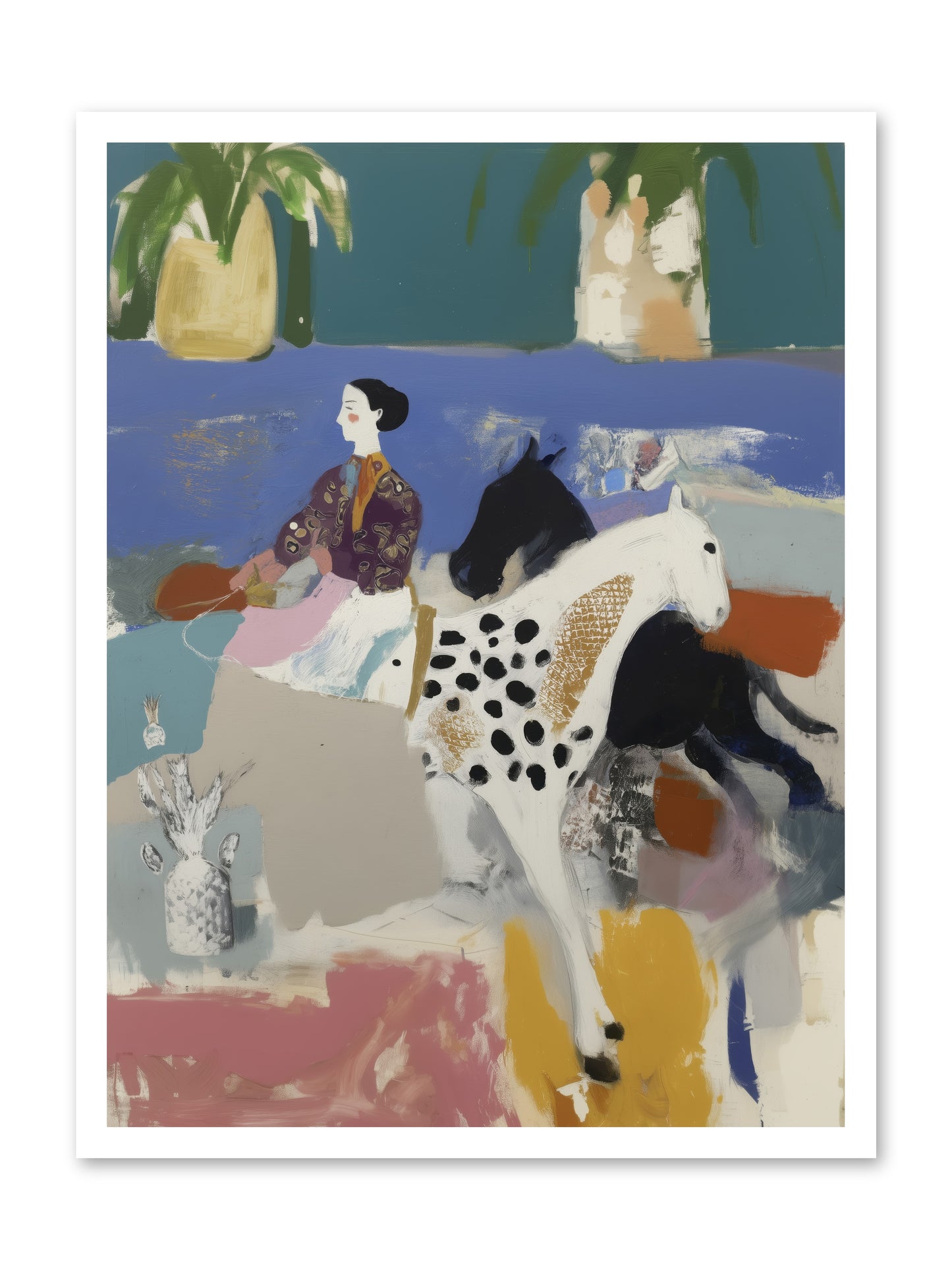 Basket of Stars -- Loose Canvas Print 24x32