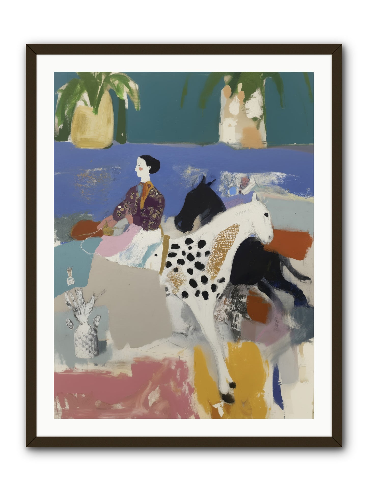 Basket of Stars -- Framed Print - Black 30x40