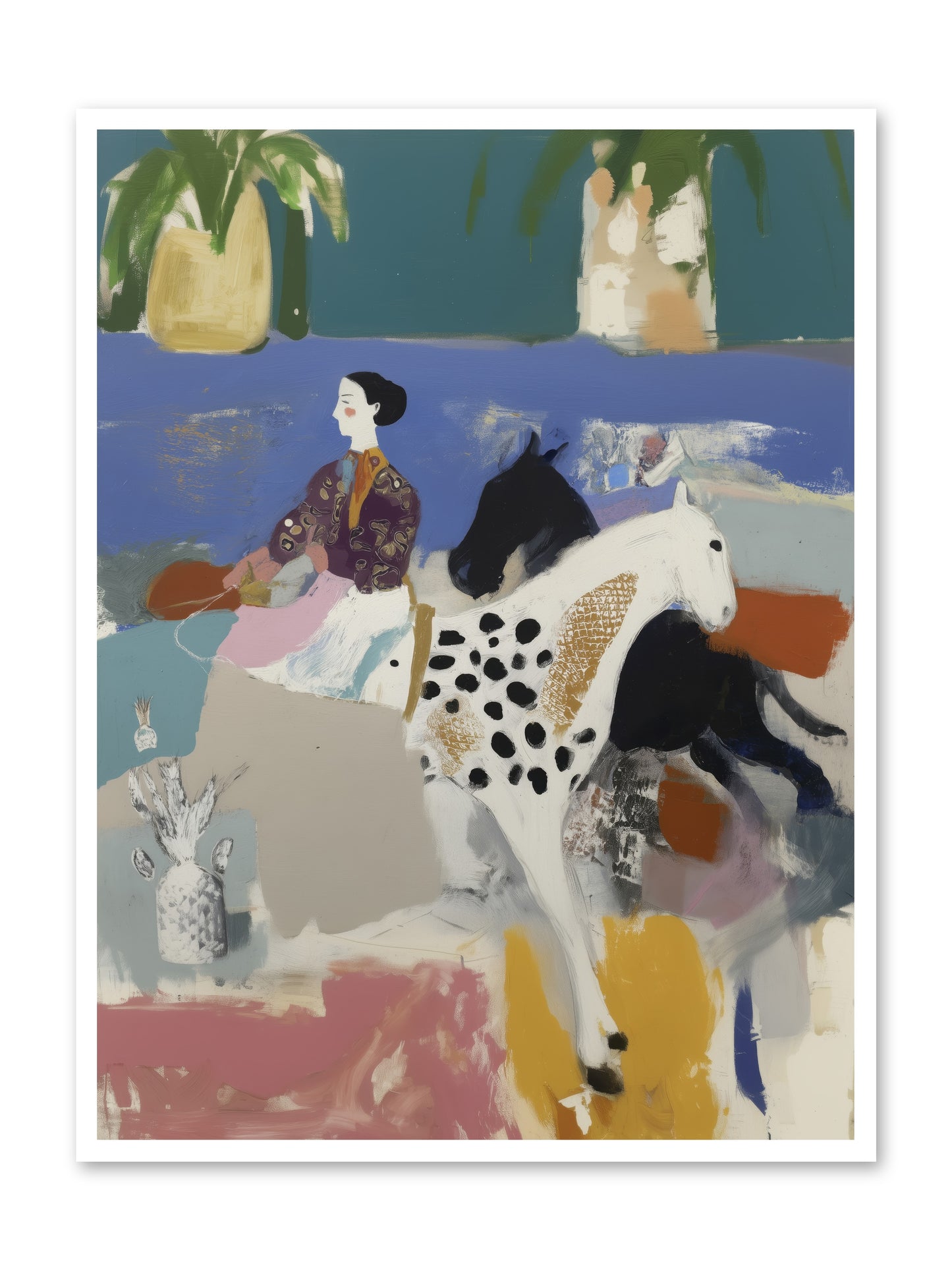 Basket of Stars -- Loose Canvas Print 36x48