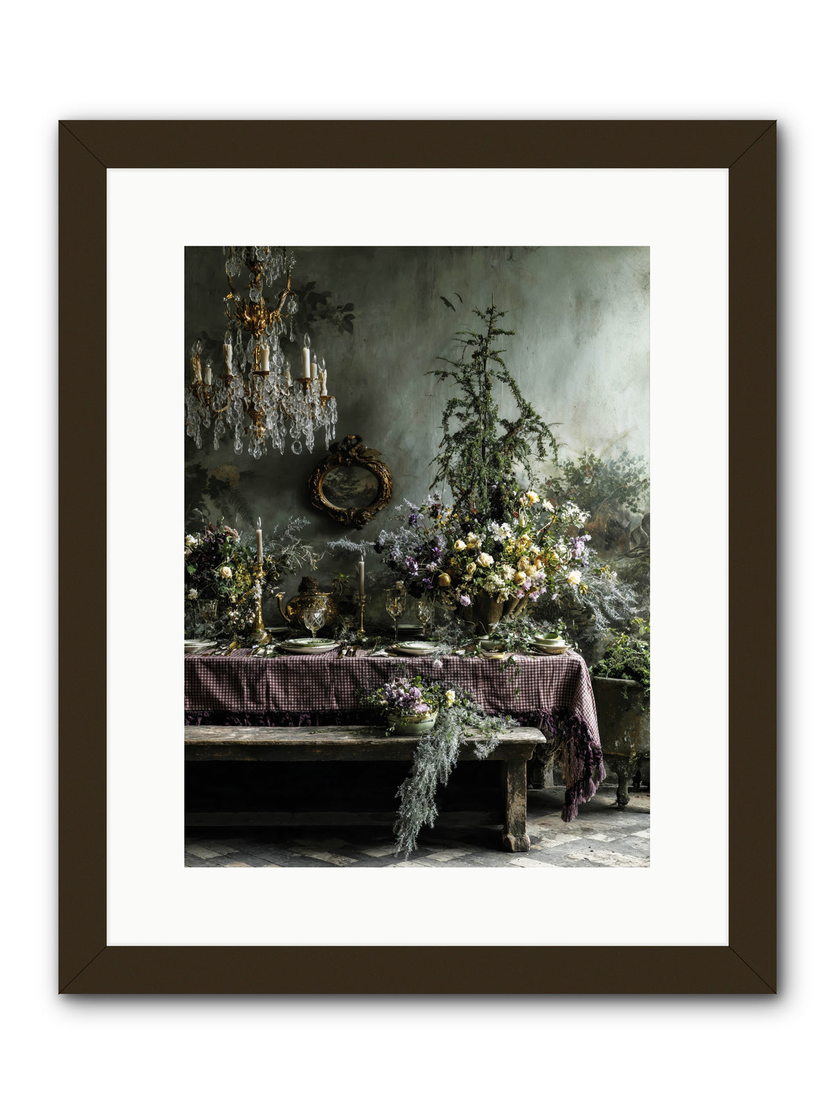 Bathed In Celestial Glow -- Framed Print - Black 12x16