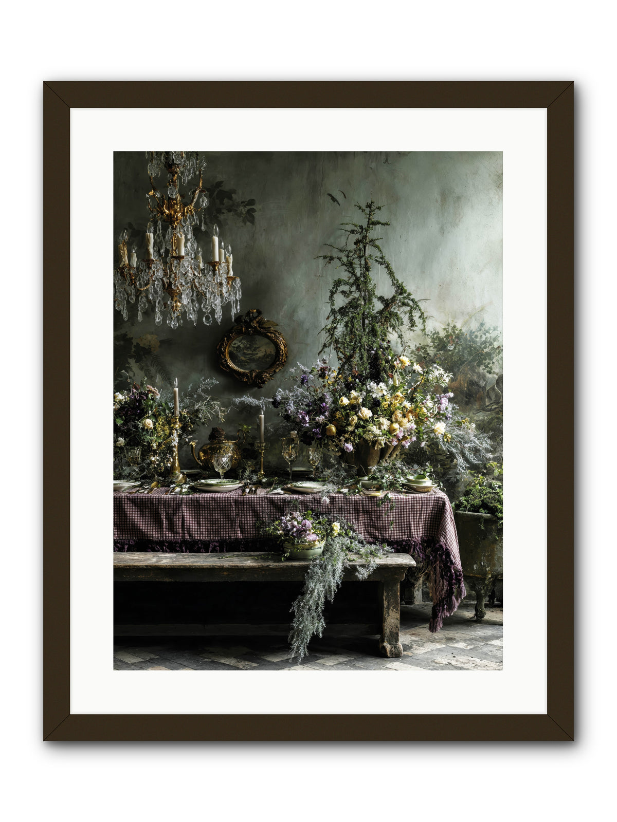 Bathed In Celestial Glow -- Framed Print - Black 18x24