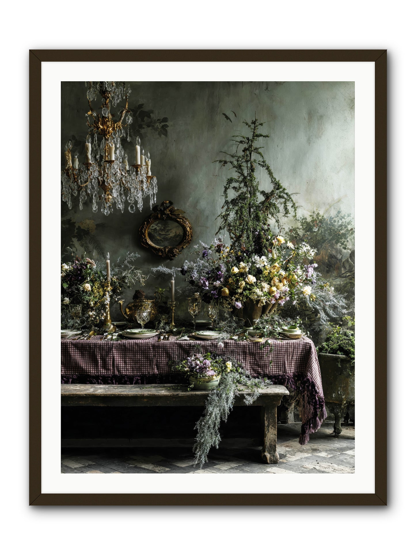 Bathed In Celestial Glow -- Framed Print - Black 30x40