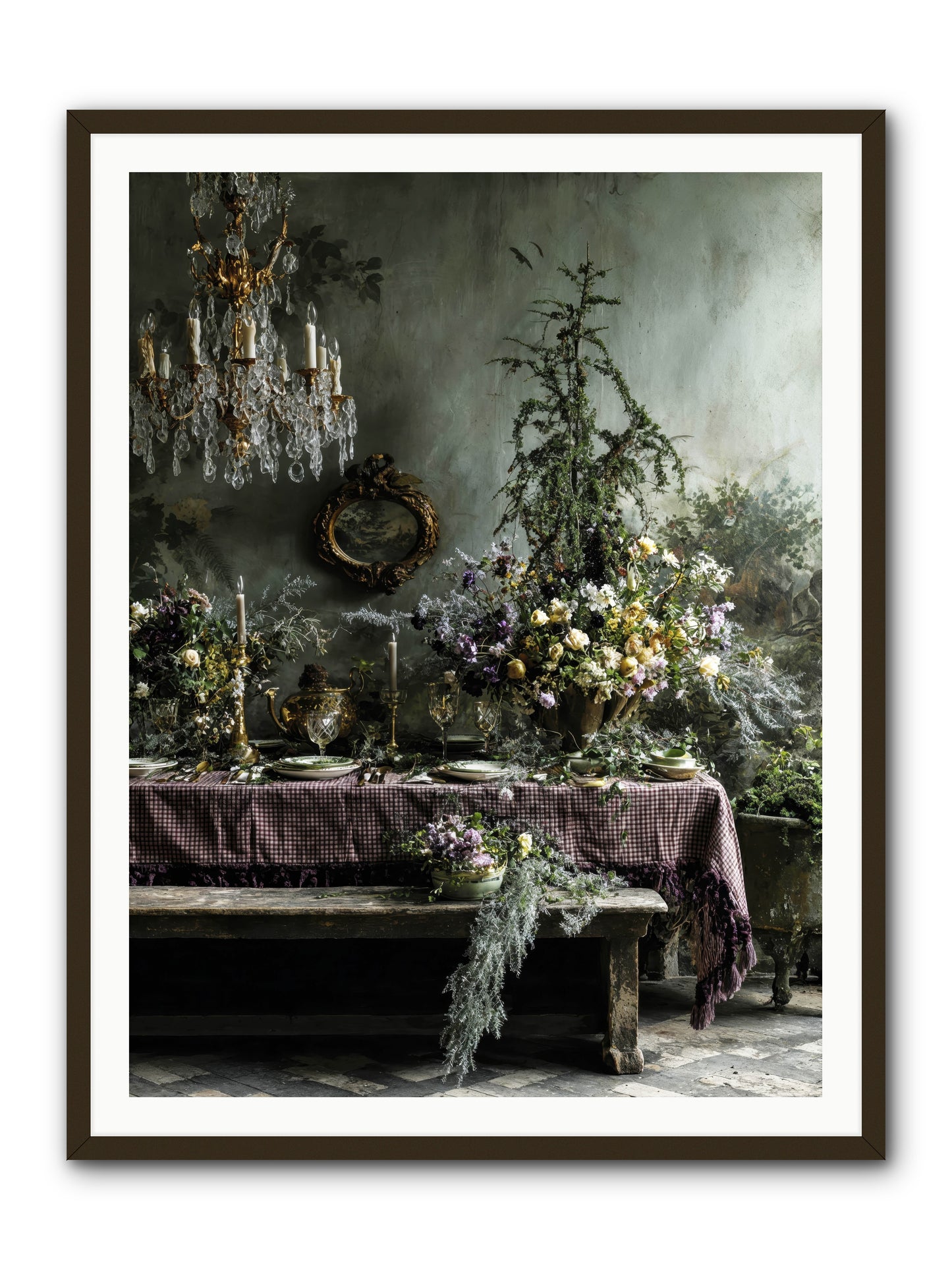 Bathed In Celestial Glow -- Framed Print - Black 36x48