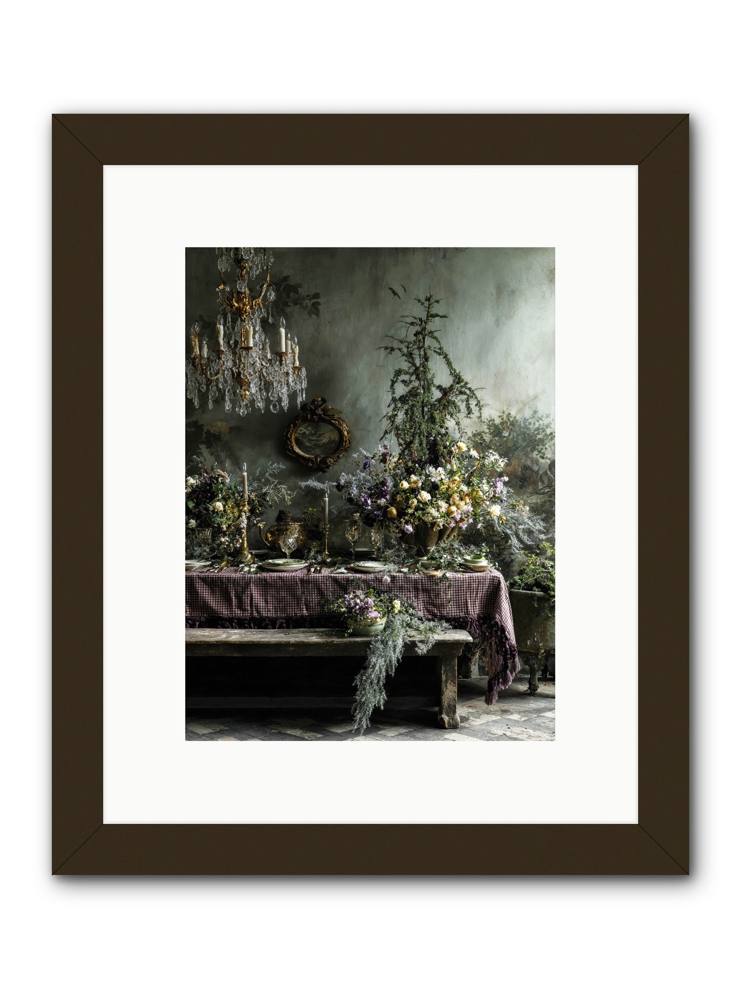 Bathed In Celestial Glow -- Framed Print - Black 9x12