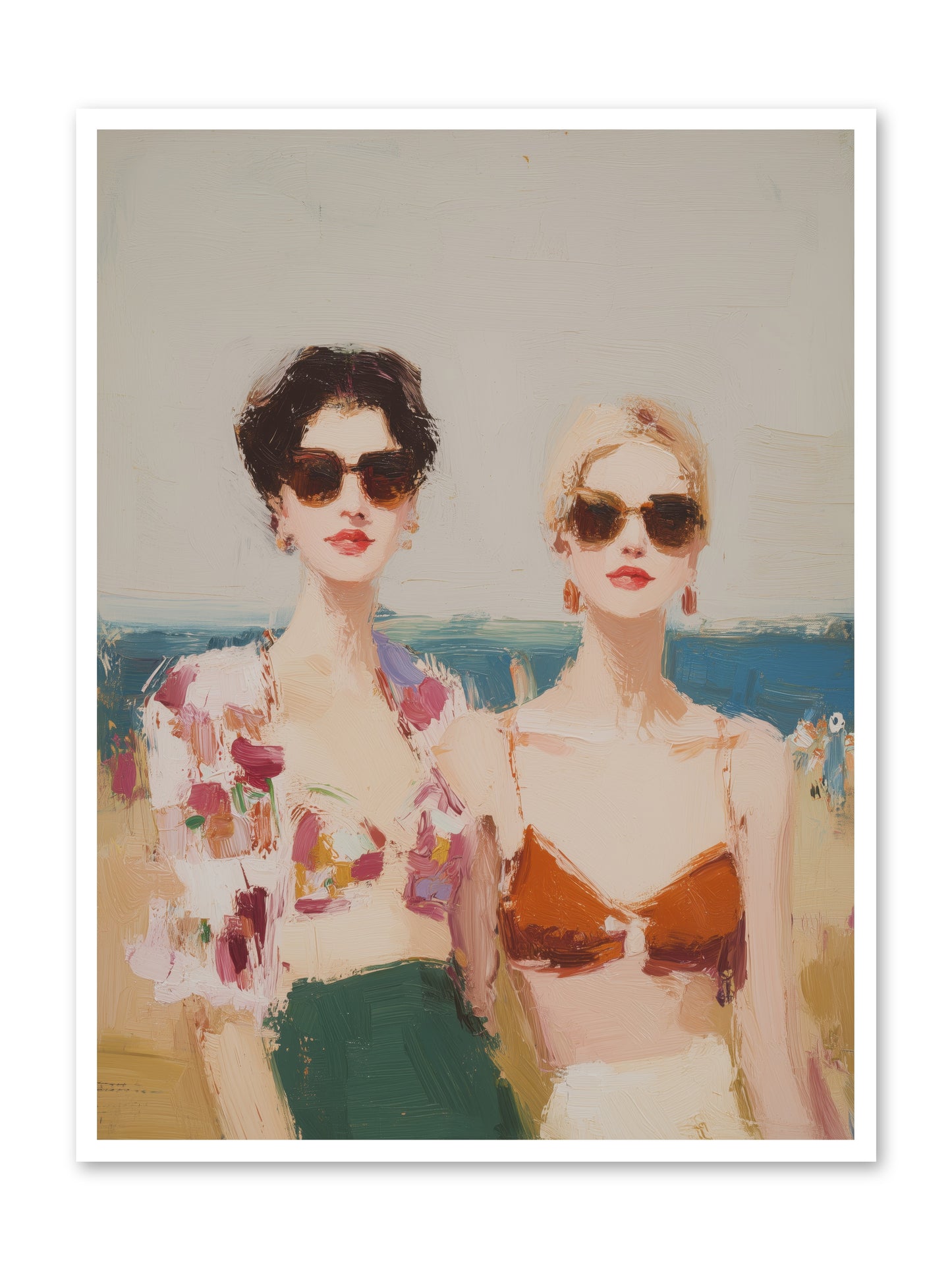 Beach Besties -- Paper Print 36x48