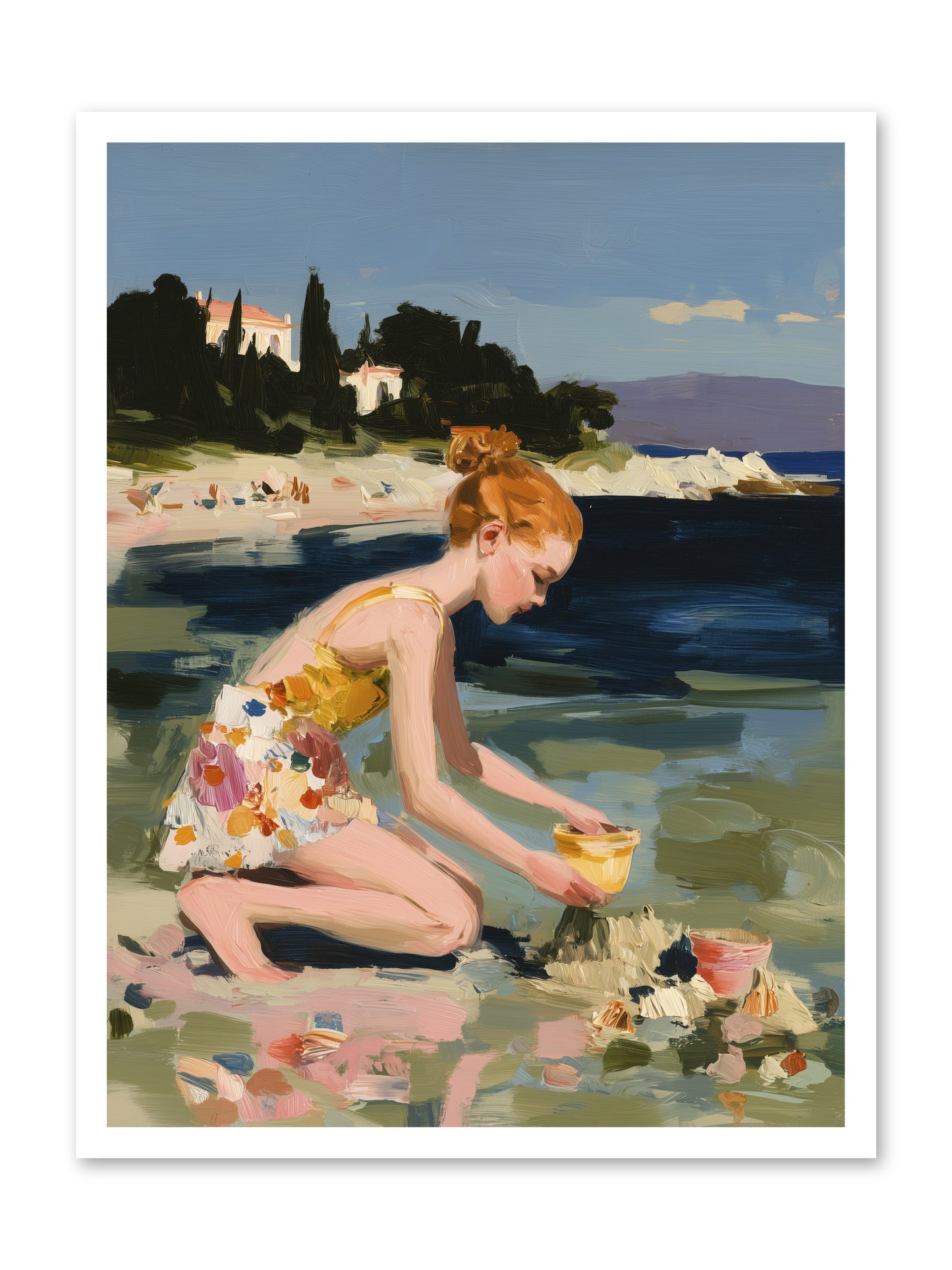 Beach Day Bliss -- Paper Print 24x32