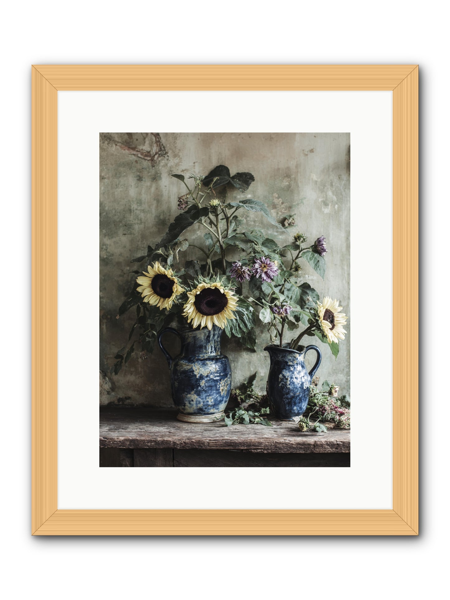 Beatrice -- Framed Print - Natural 12x16
