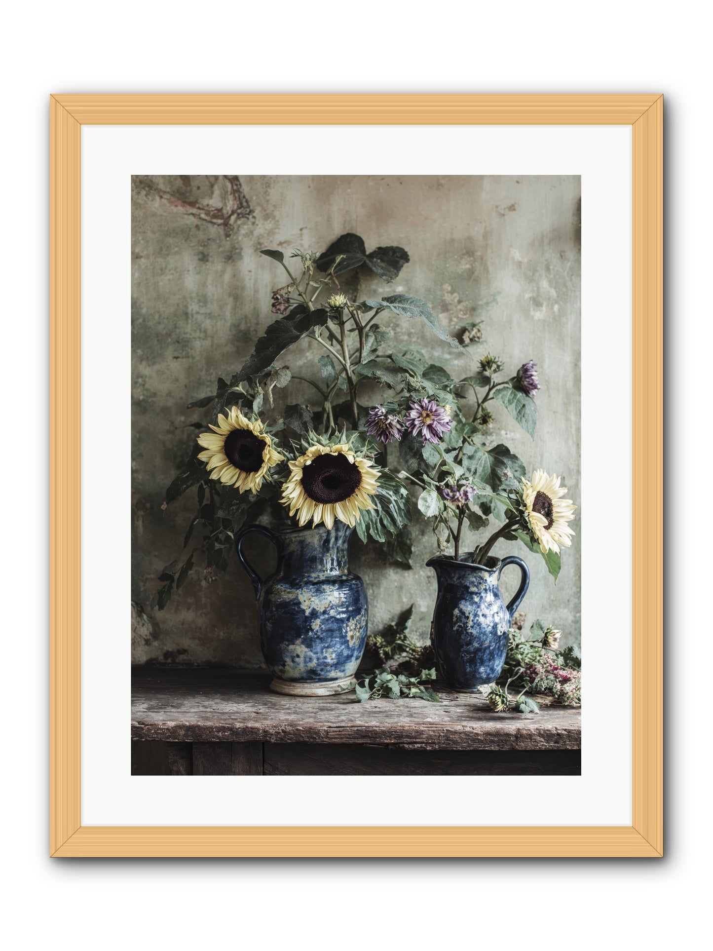 Beatrice -- Framed Print - Natural 18x24