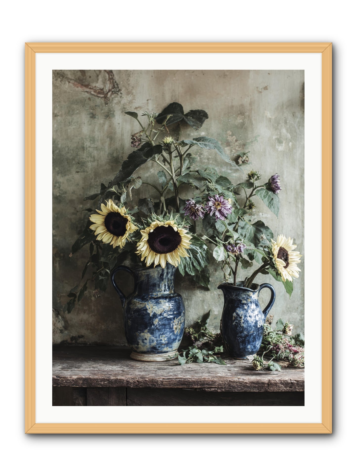 Beatrice -- Framed Print - Natural 30x40