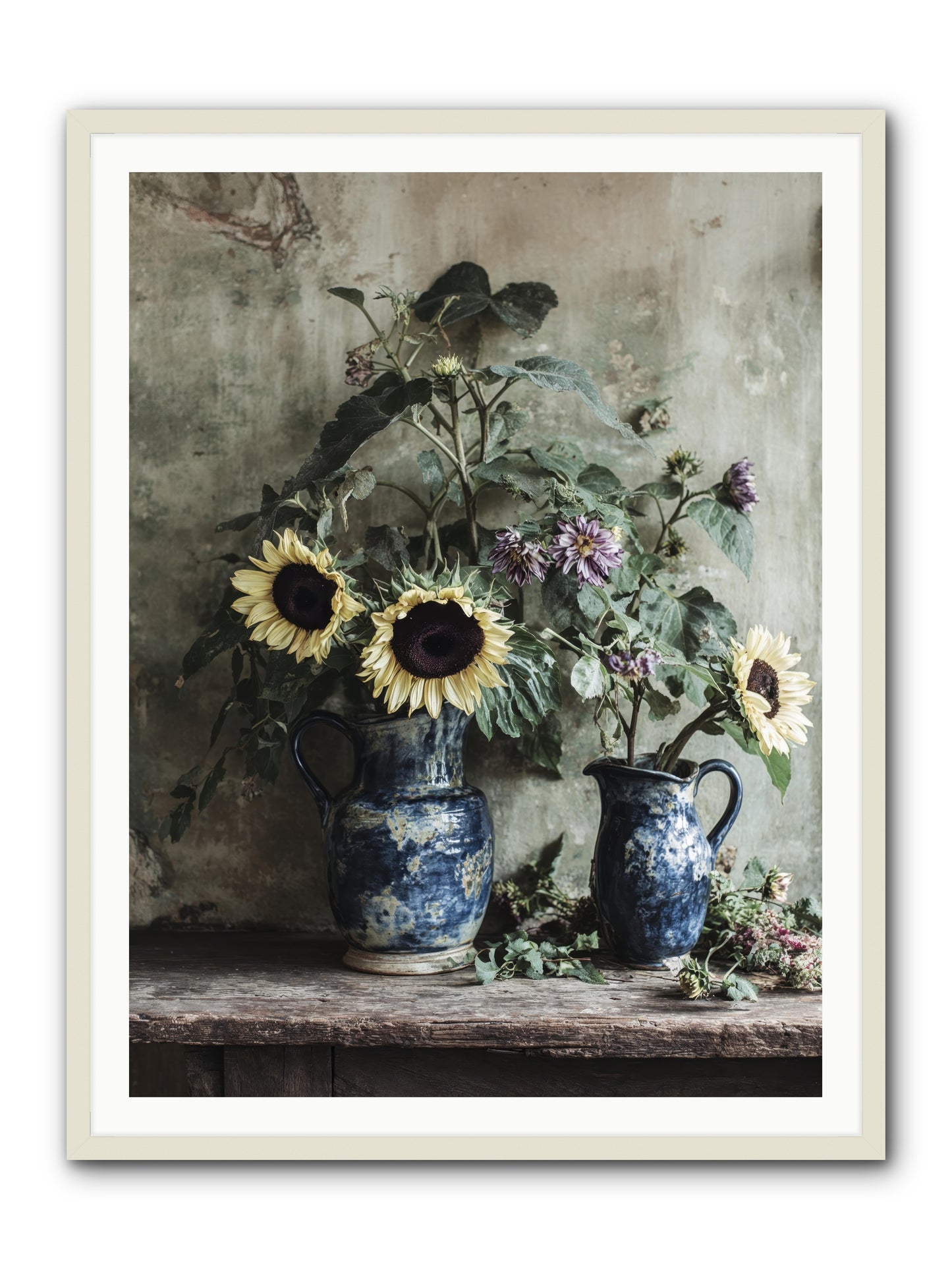 Beatrice -- Framed Print - White 36x48