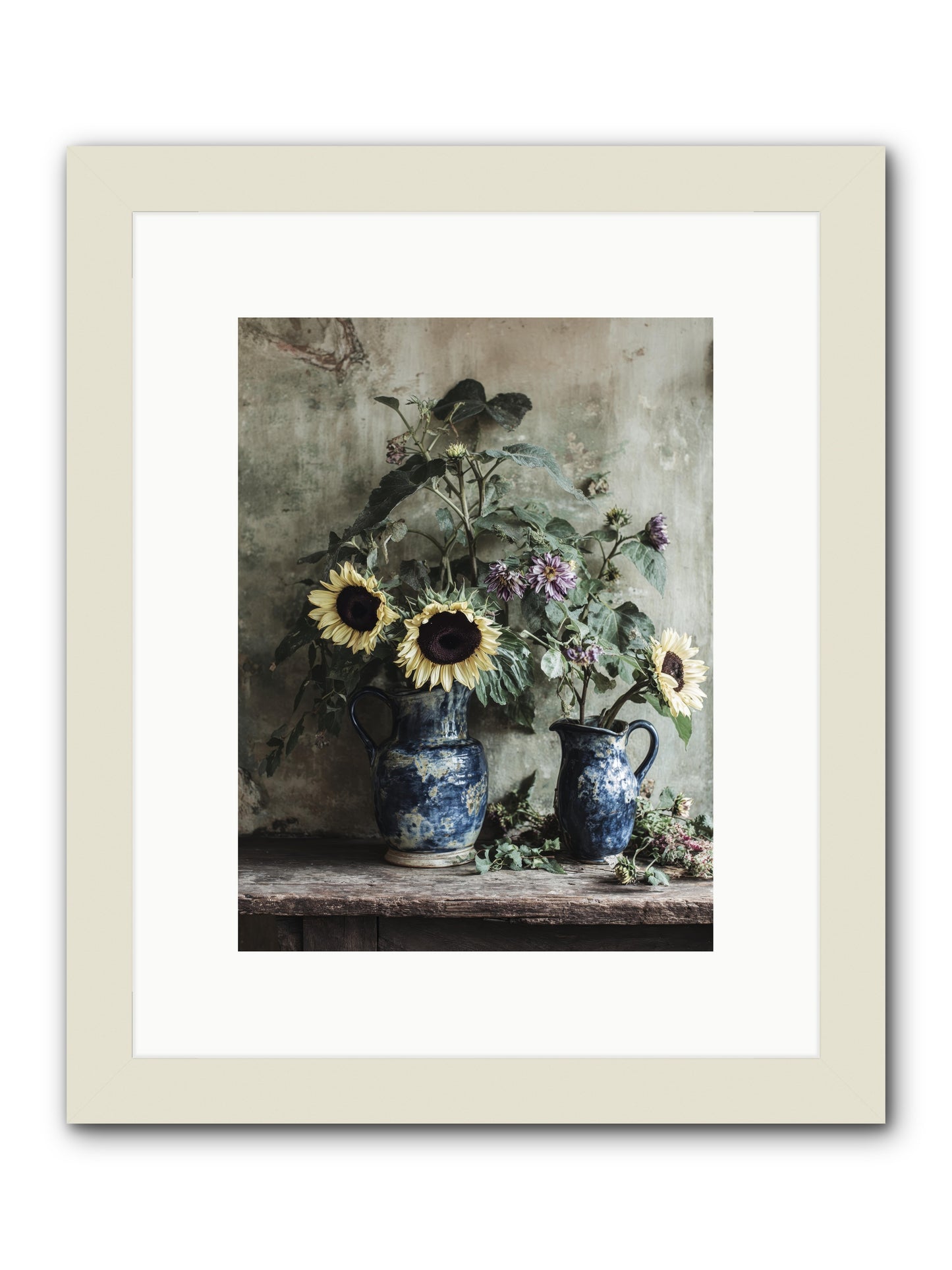 Beatrice -- Framed Print - White 9x12