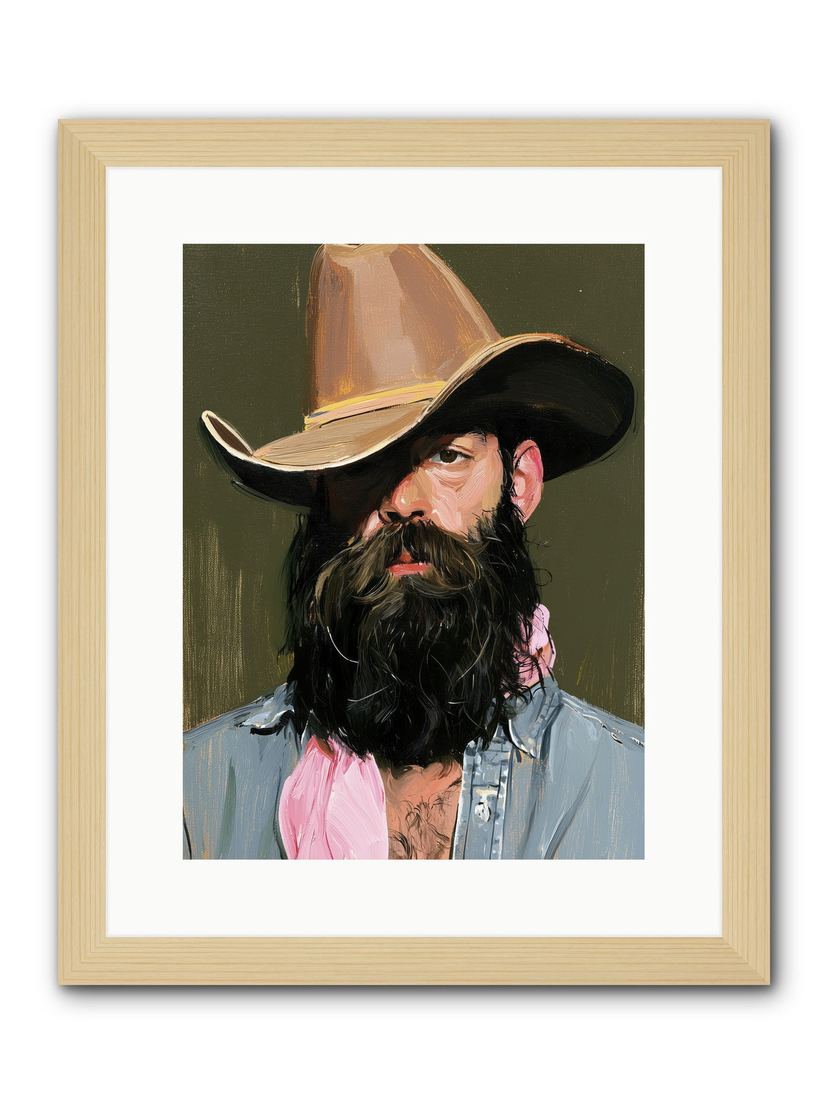 Beau with a Bow REZ — Beau-with-a-Bow_REZ-12x16-Framed-Print-Natural.jpg