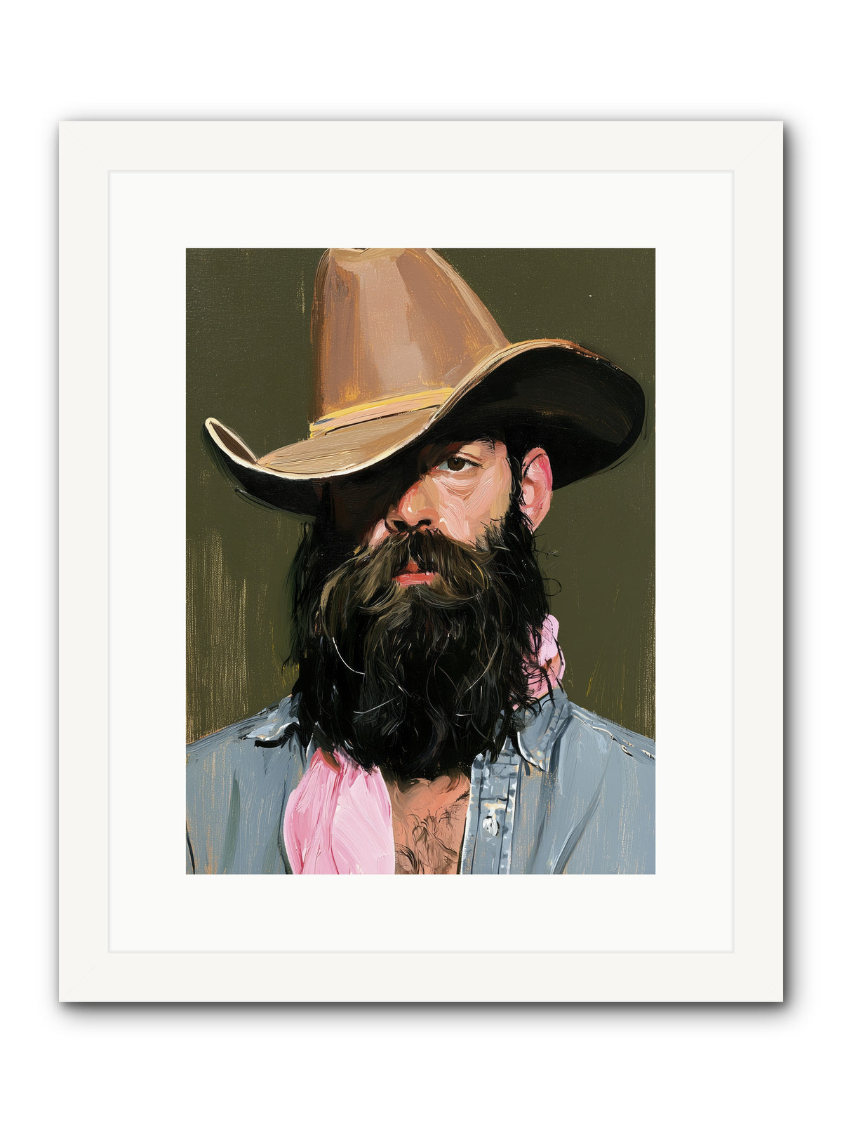 Beau with a Bow REZ — Beau-with-a-Bow_REZ-12x16-Framed-Print-White.jpg
