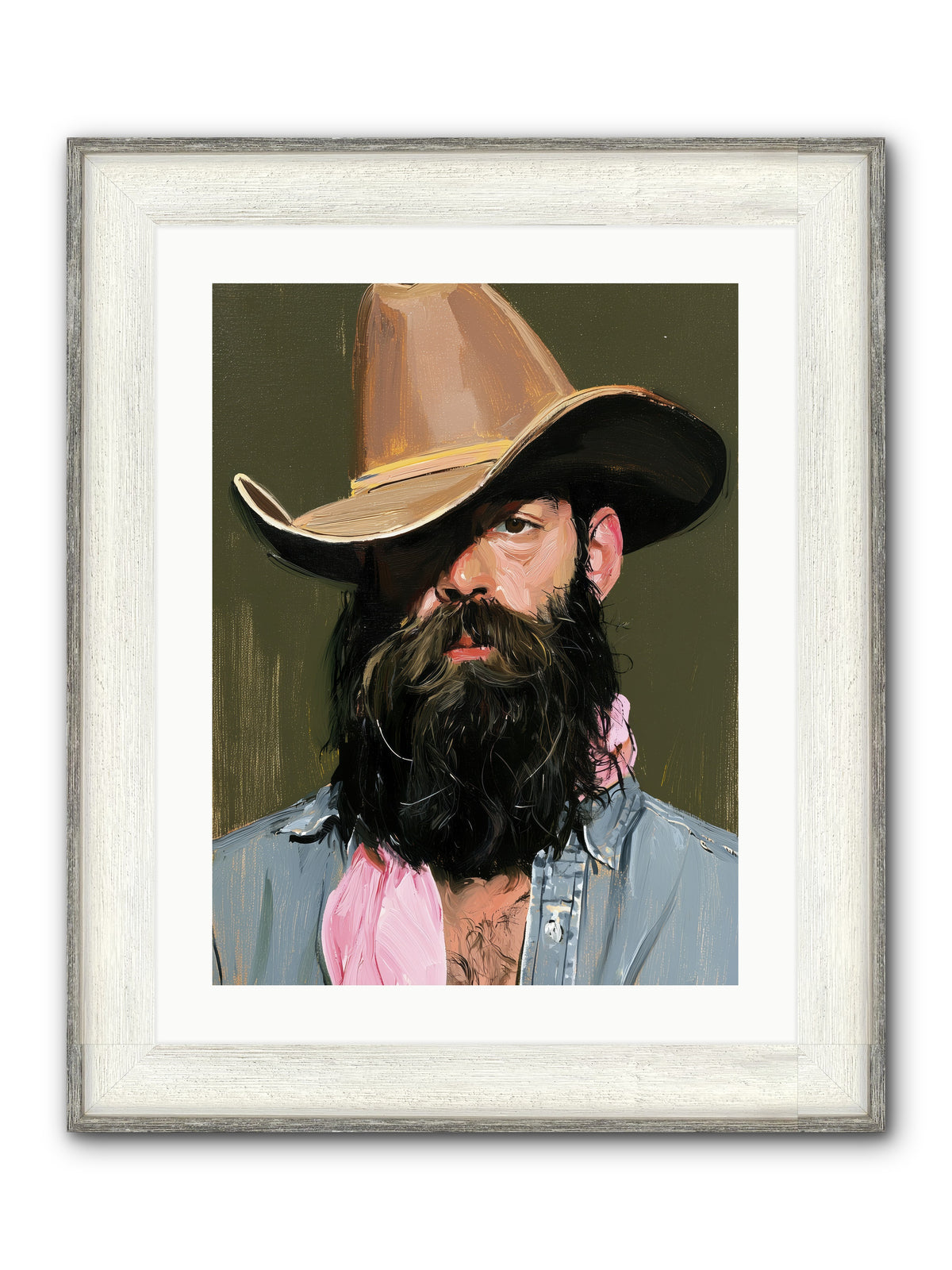 Beau with a Bow REZ — Beau-with-a-Bow_REZ-18x24-Framed-Print-Driftwood-White.jpg