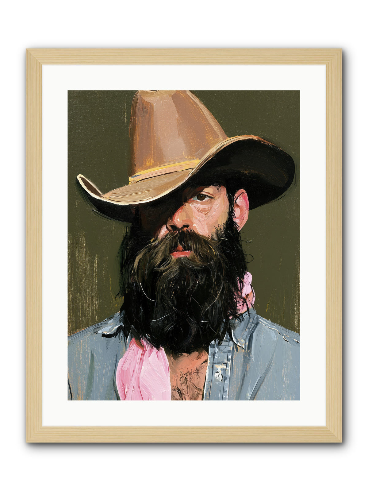 Beau with a Bow REZ — Beau-with-a-Bow_REZ-18x24-Framed-Print-Natural.jpg
