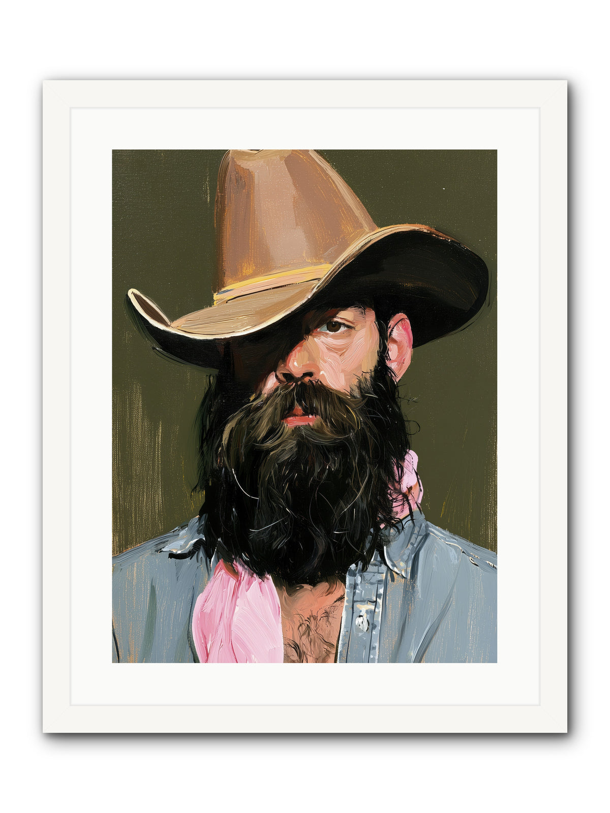 Beau with a Bow REZ — Beau-with-a-Bow_REZ-18x24-Framed-Print-White.jpg