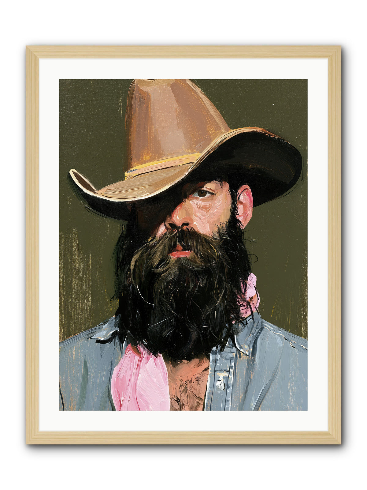 Beau with a Bow REZ — Beau-with-a-Bow_REZ-24x32-Framed-Print-Natural.jpg