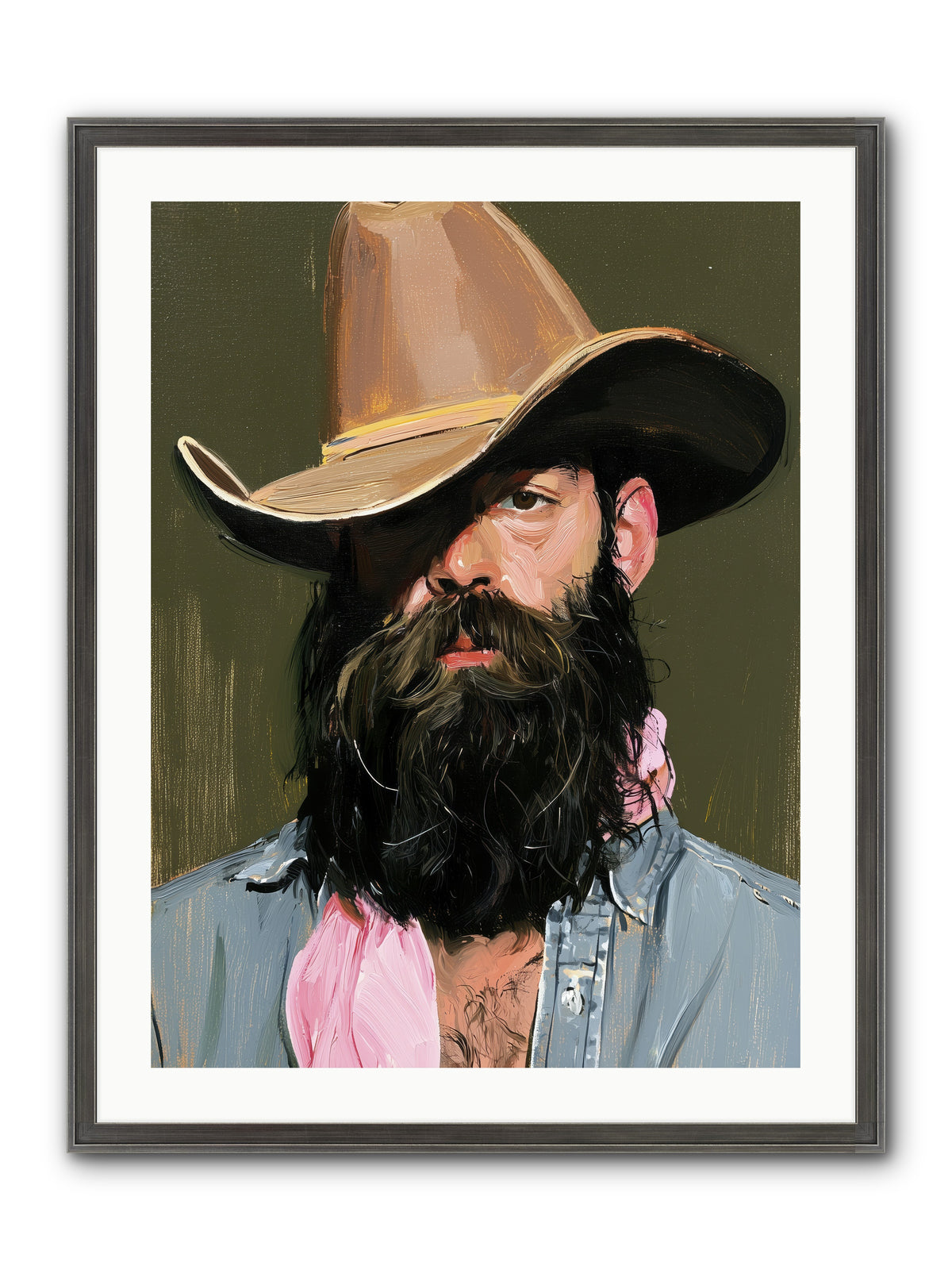 Beau with a Bow REZ — Beau-with-a-Bow_REZ-24x32-Framed-Print-Slimwoods-Black-Silver.jpg
