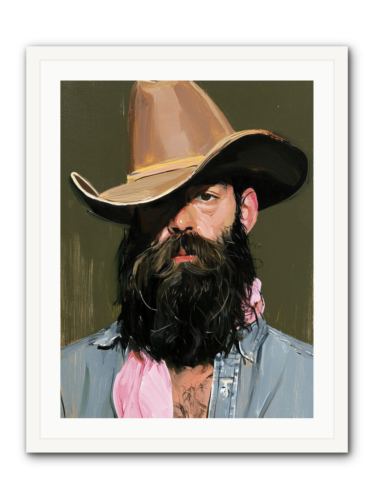 Beau with a Bow REZ — Beau-with-a-Bow_REZ-24x32-Framed-Print-White.jpg