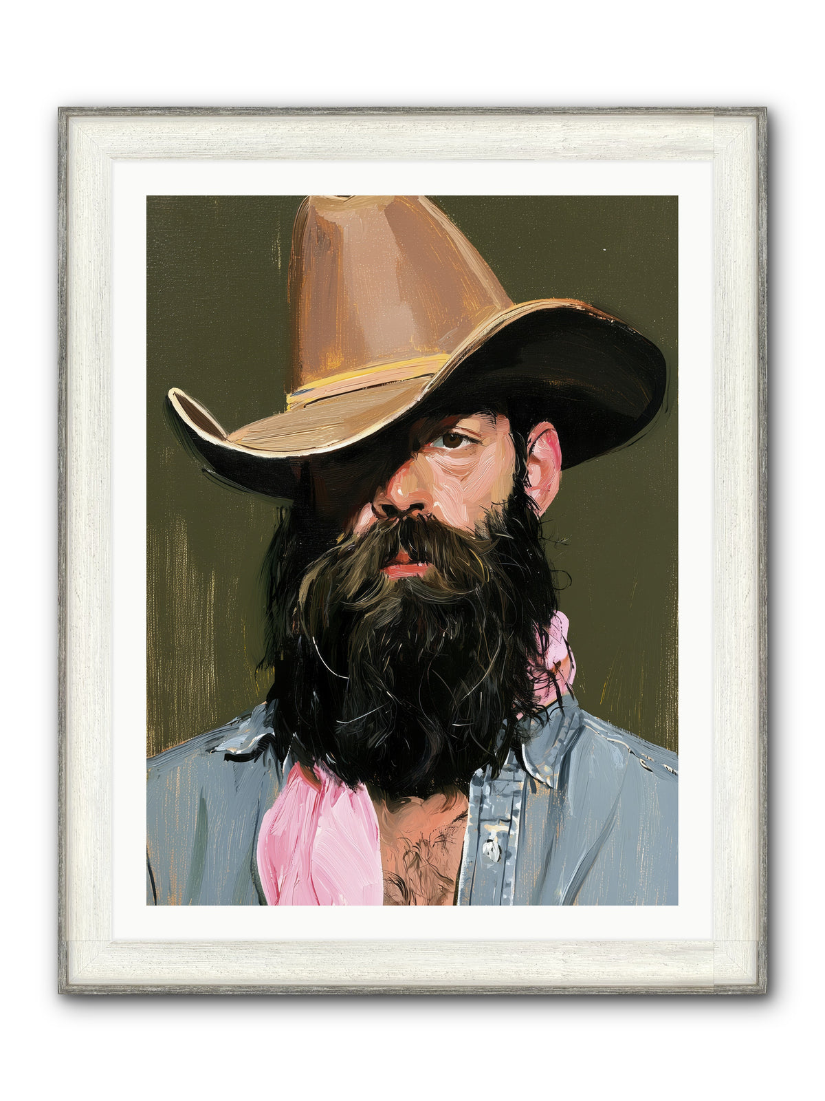 Beau with a Bow REZ — Beau-with-a-Bow_REZ-30x40-Framed-Print-Driftwood-White.jpg