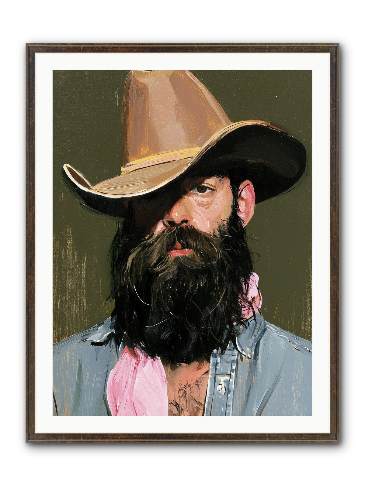 Beau with a Bow REZ — Beau-with-a-Bow_REZ-30x40-Framed-Print-Slimwoods-Black-Gold.jpg