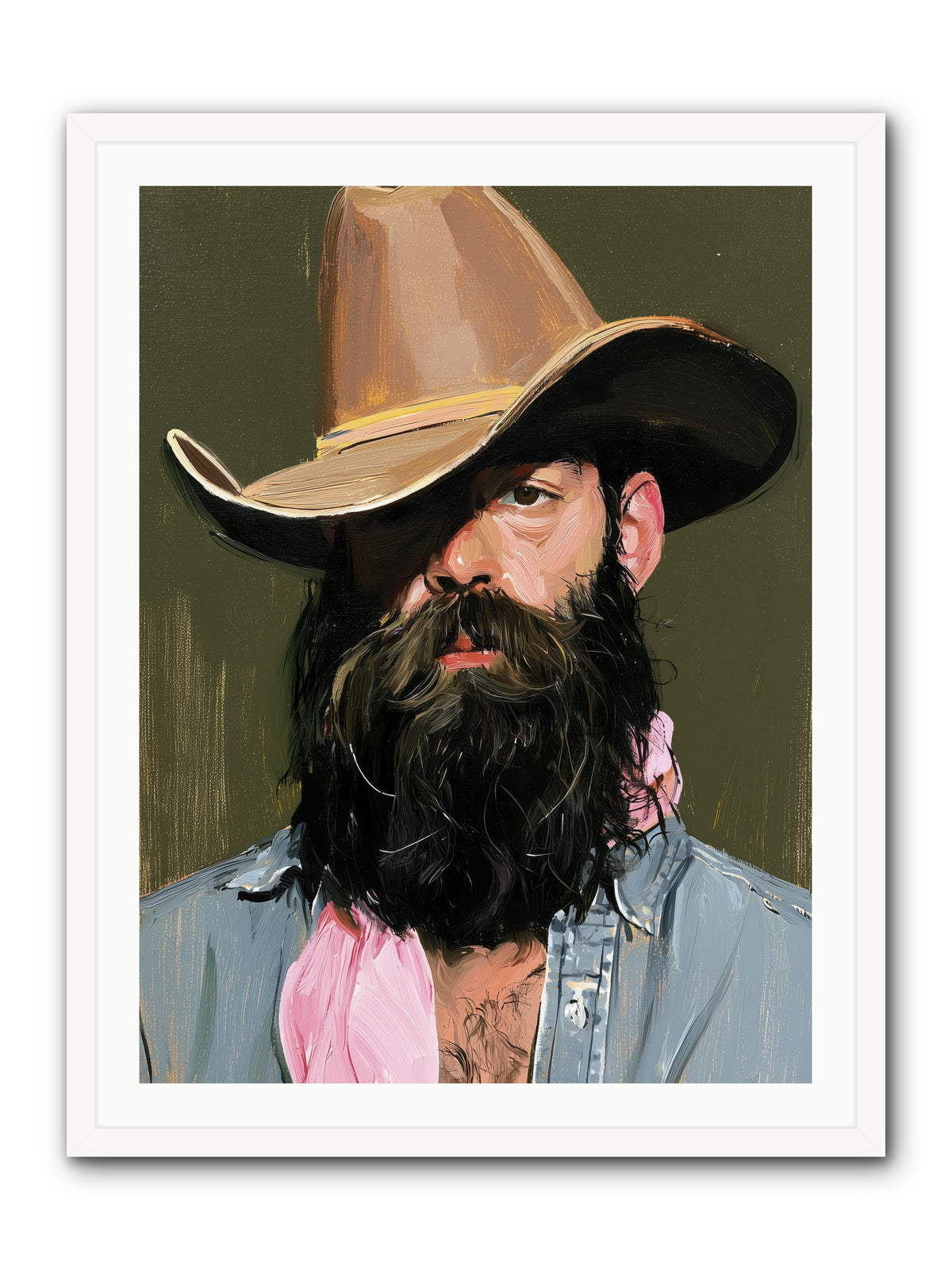 Beau with a Bow REZ — Beau-with-a-Bow_REZ-30x40-Framed-Print-White.jpg