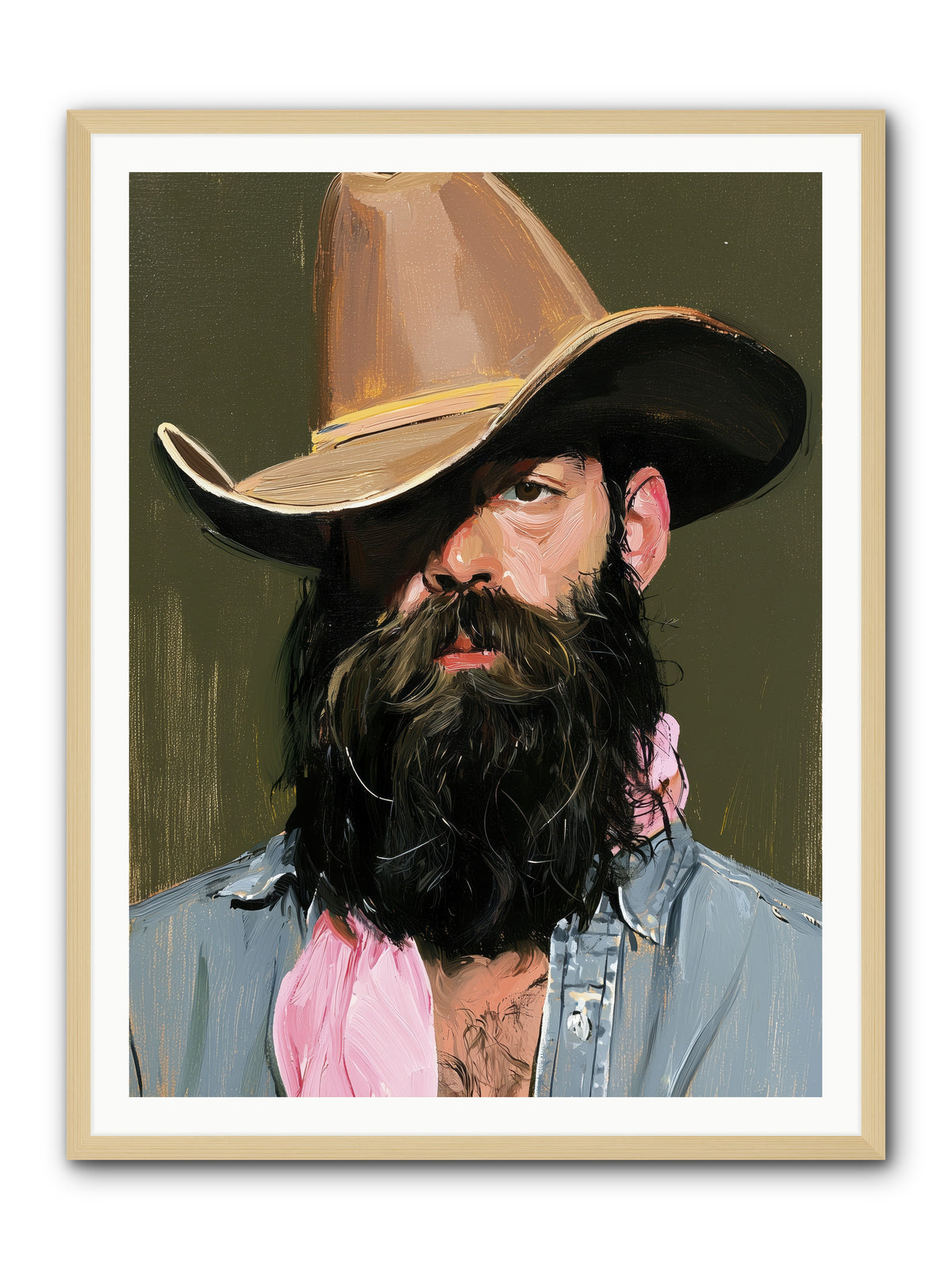 Beau with a Bow REZ — Beau-with-a-Bow_REZ-36x48-Framed-Print-Natural.jpg